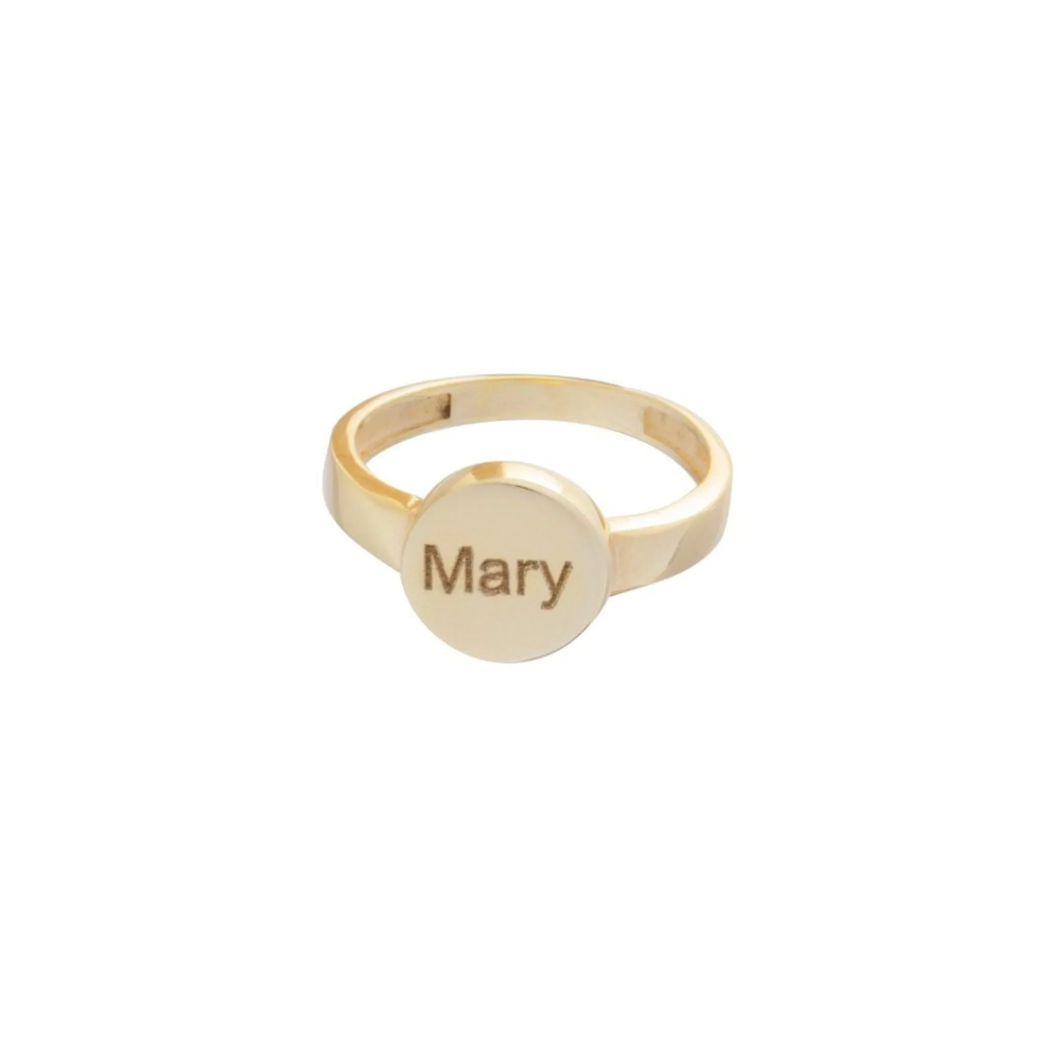 Personalized Signet Name Ring