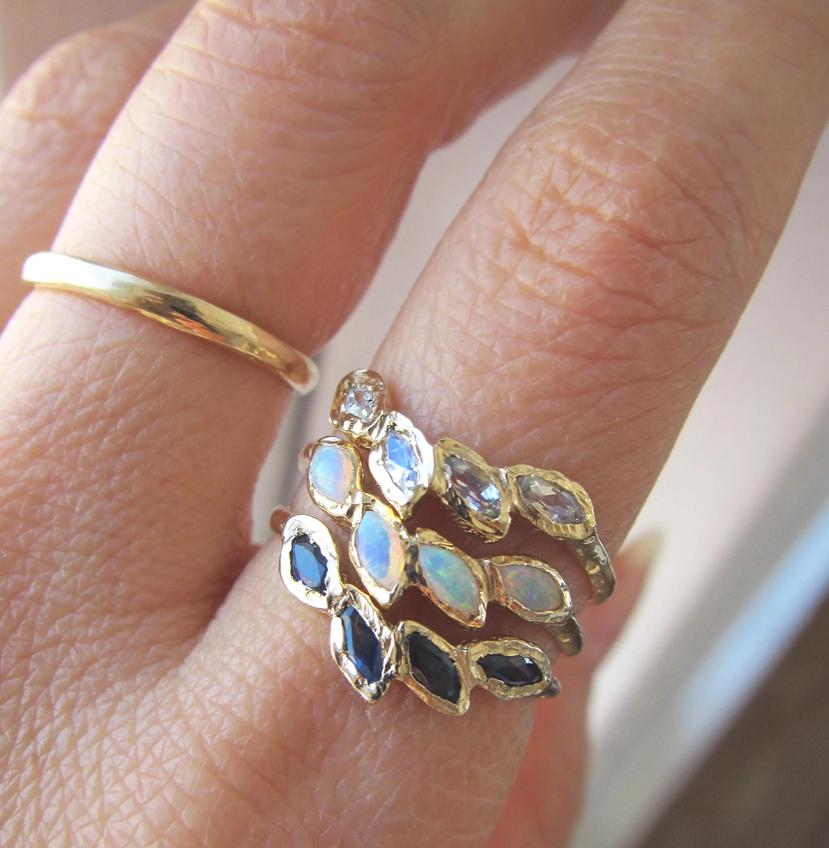 Petal Opal Ring