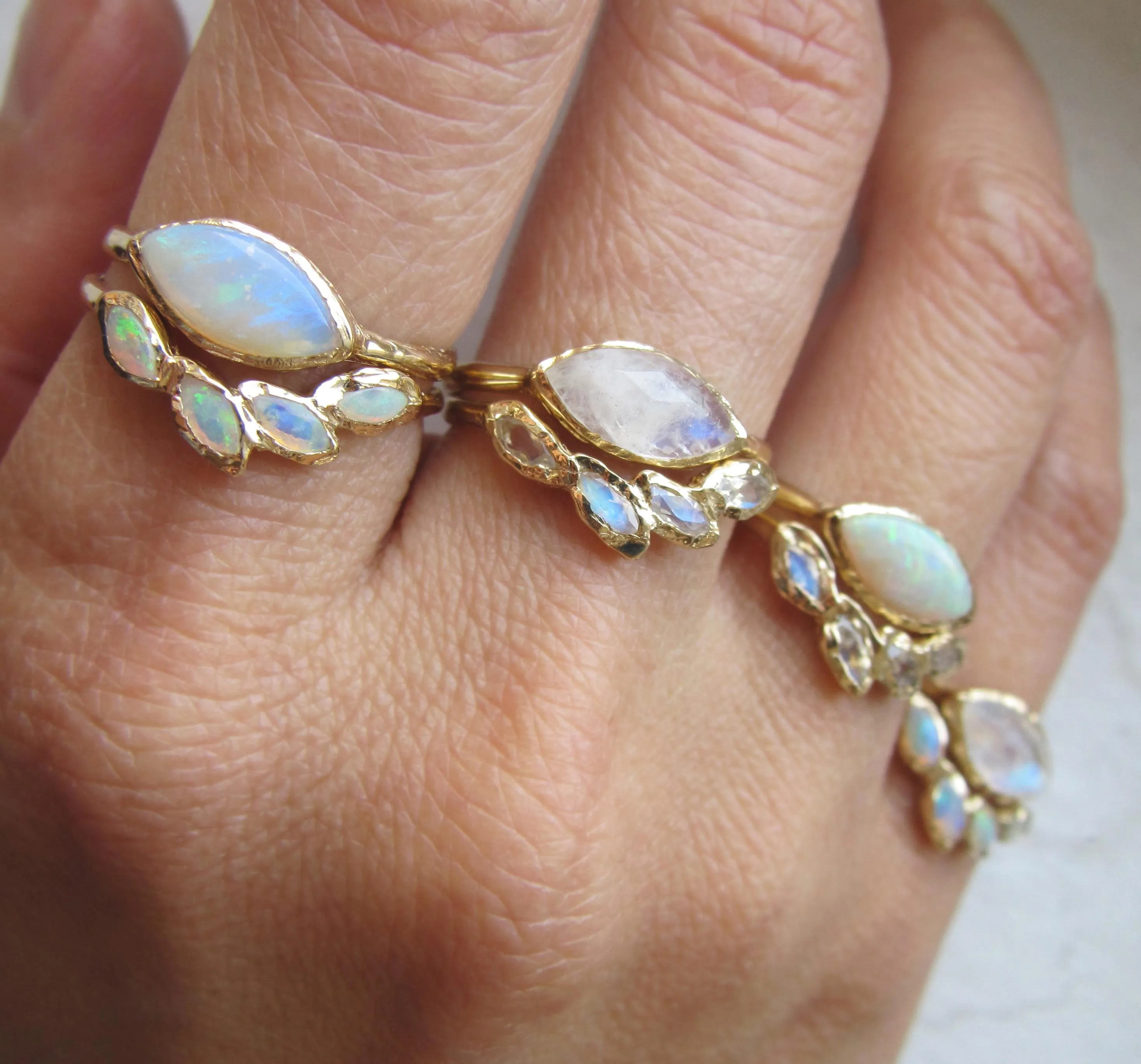 Petal Opal Ring