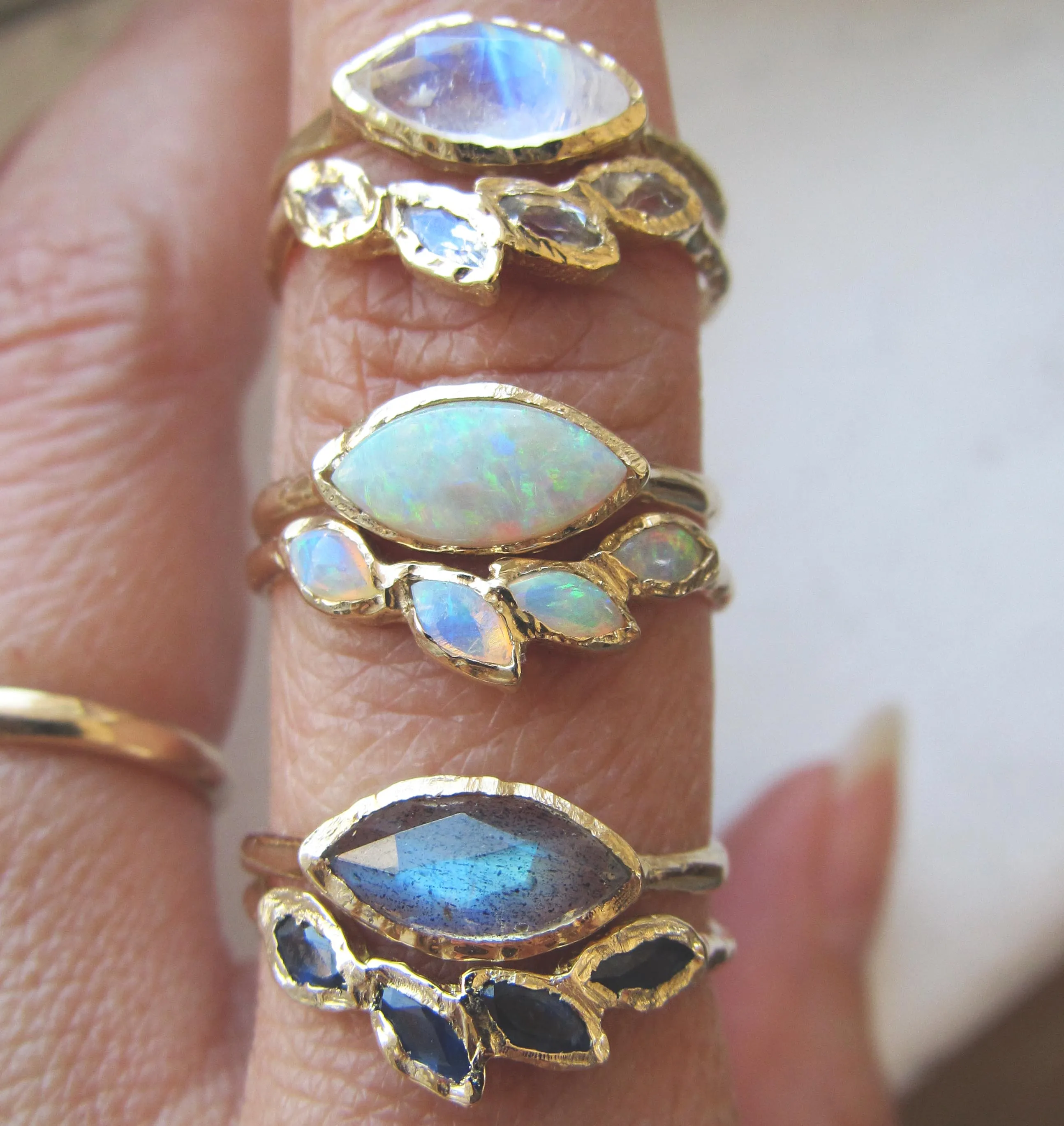 Petal Opal Ring