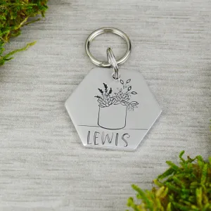 Plant Lady Pet ID Tag