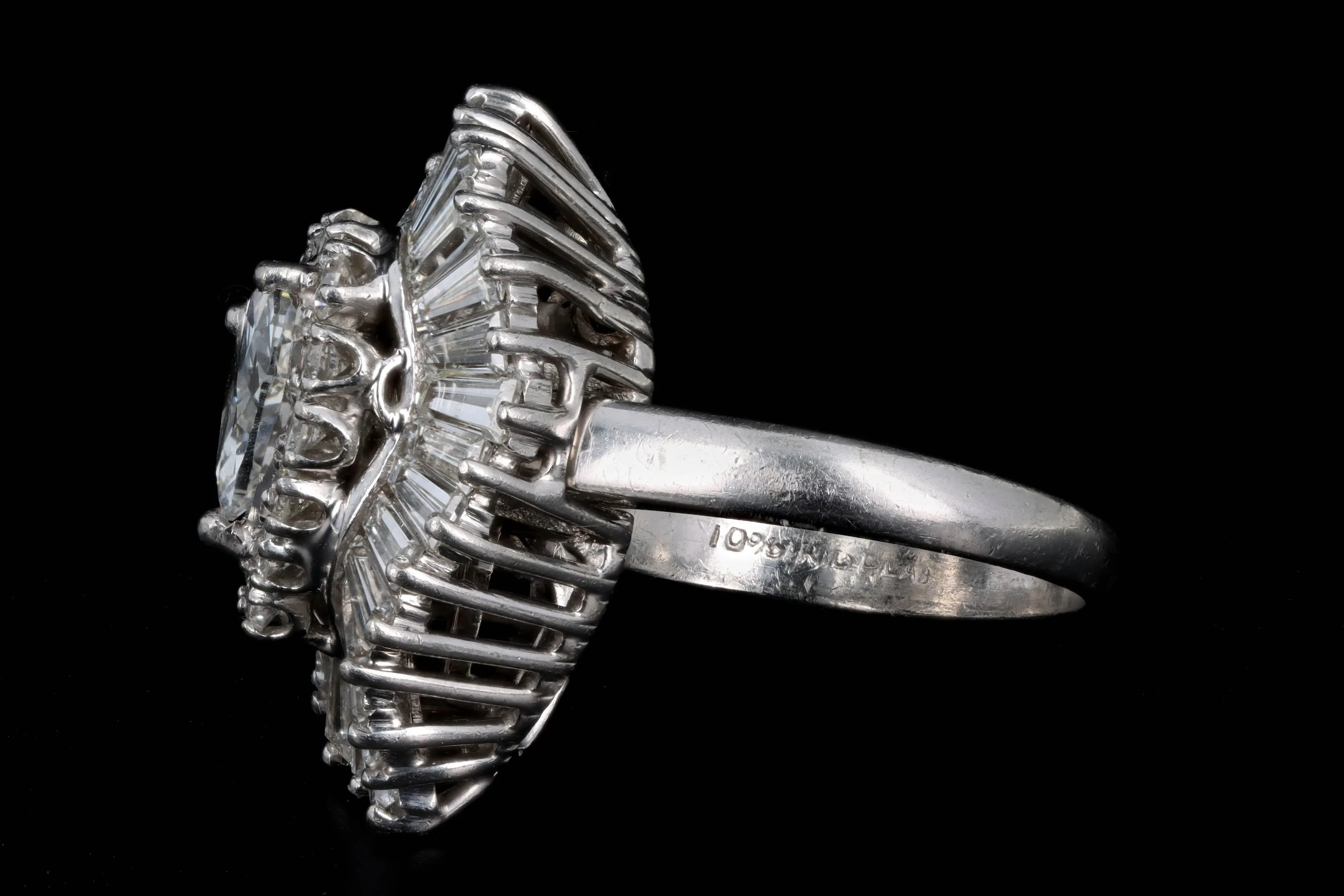 Platinum 1.5 Carat Heart Shape Diamond Ballerina Convertible Pendant Ring