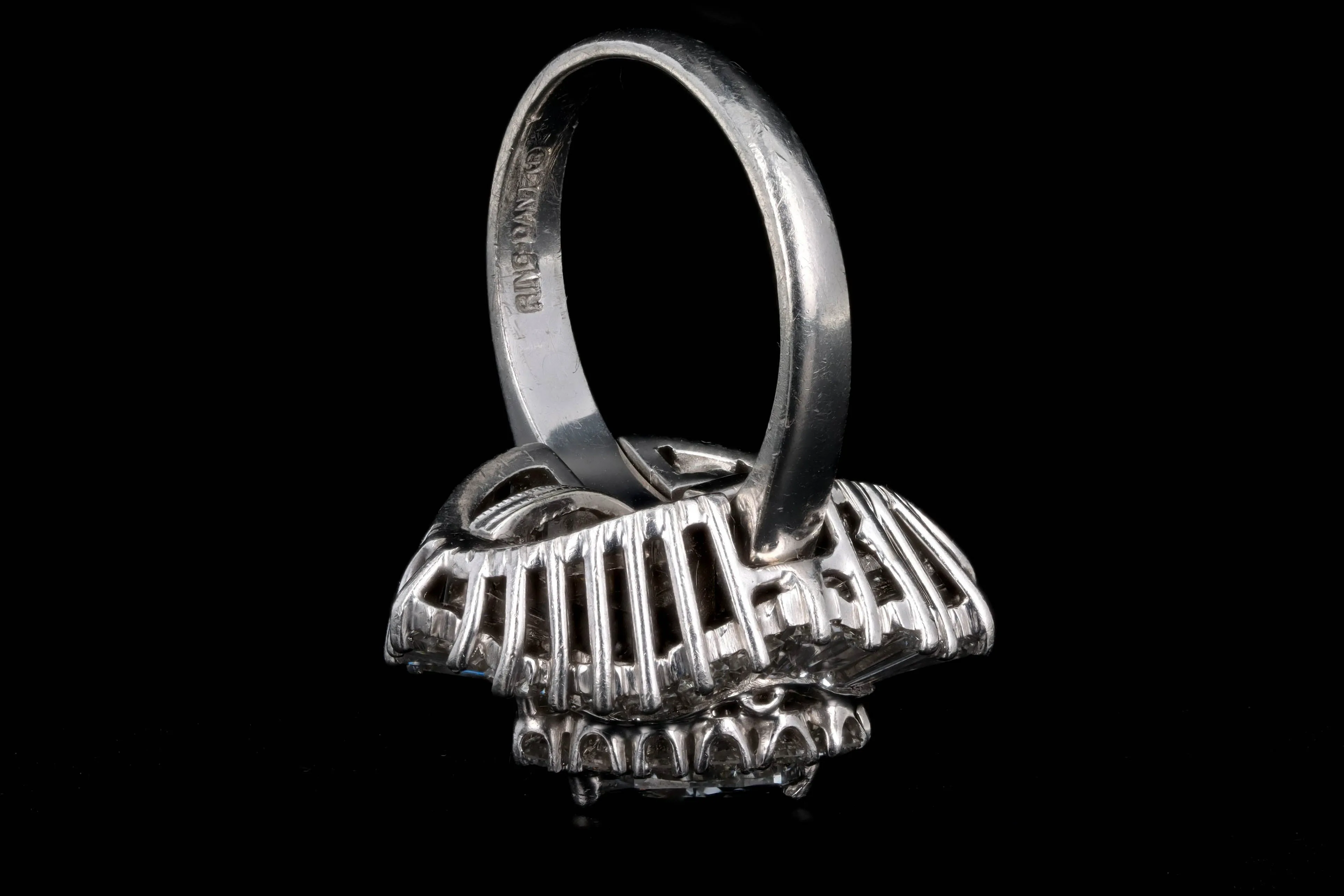 Platinum 1.5 Carat Heart Shape Diamond Ballerina Convertible Pendant Ring