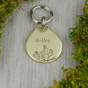 Prickly Pear Pet ID Tag
