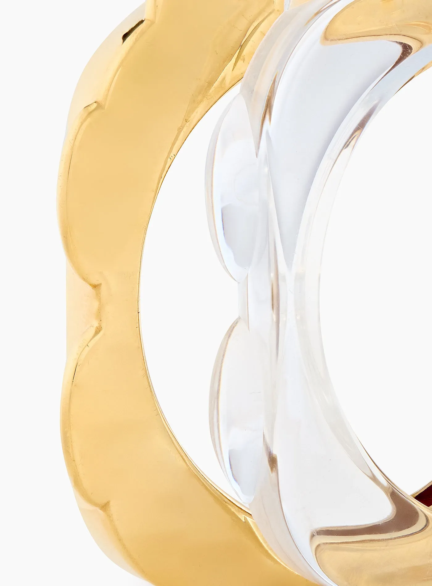 "Best Of Both Worlds" Gold Bangle