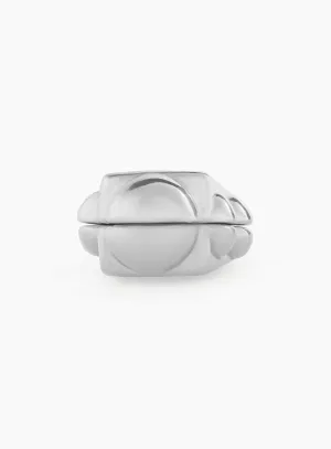 "Best Of Both Worlds" Silver Ring