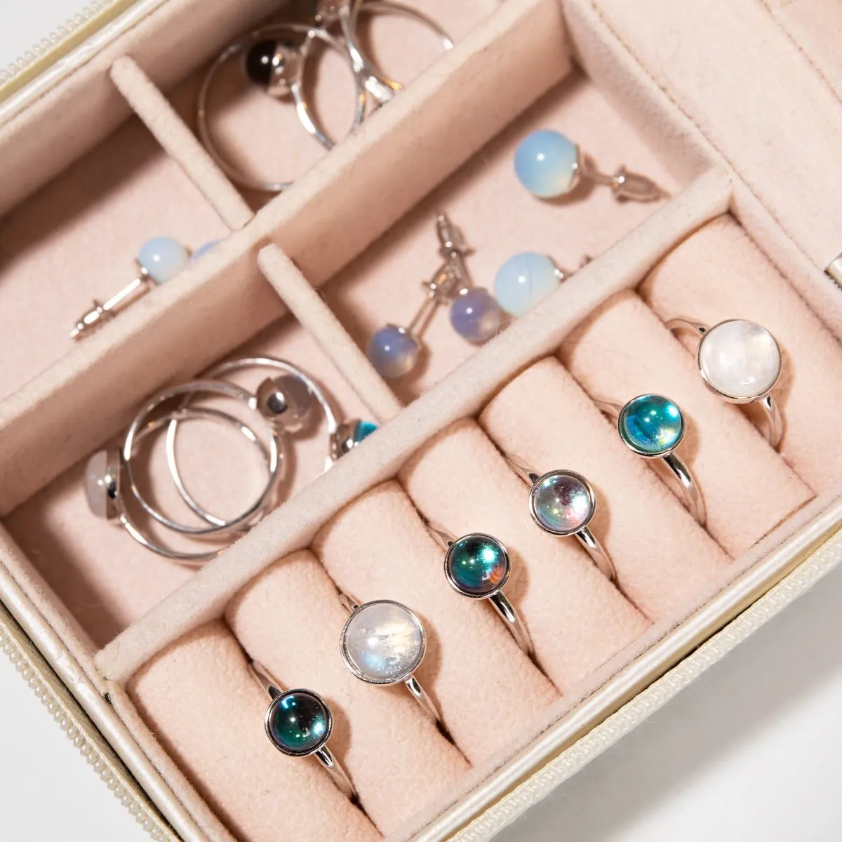 Rainbow Moonstone | .925 Sterling Silver | Ring