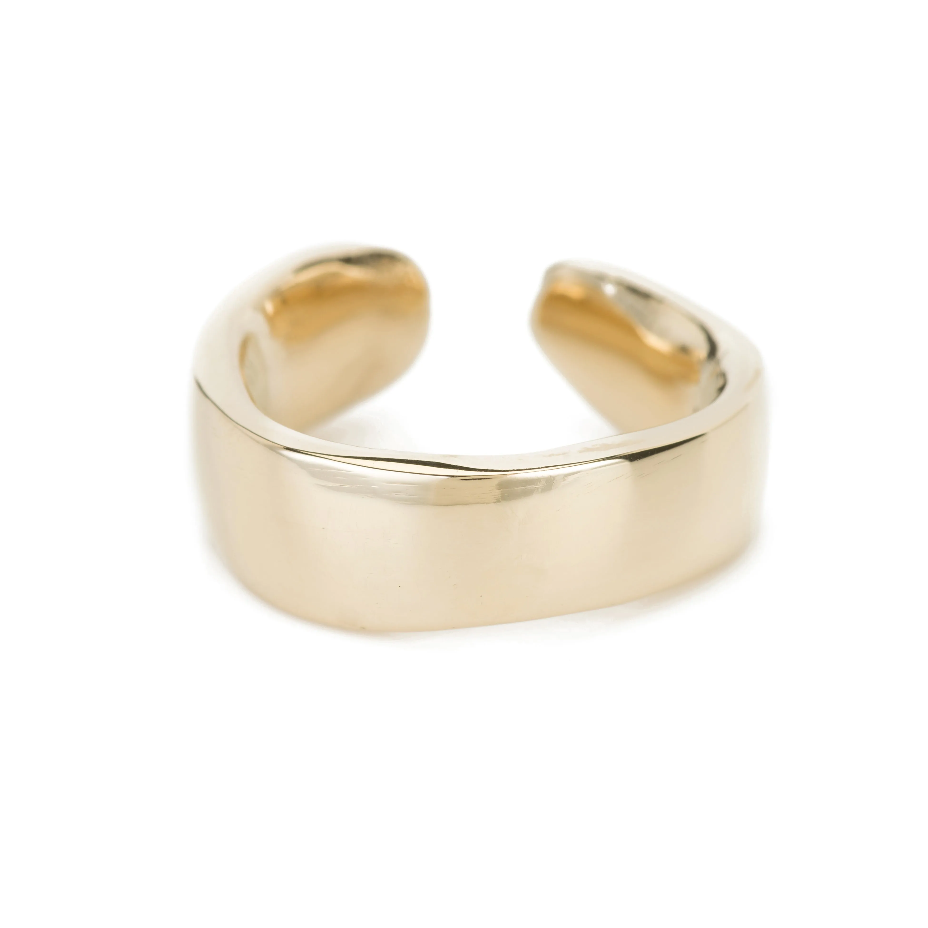 Raw Cuff Ring - Gold