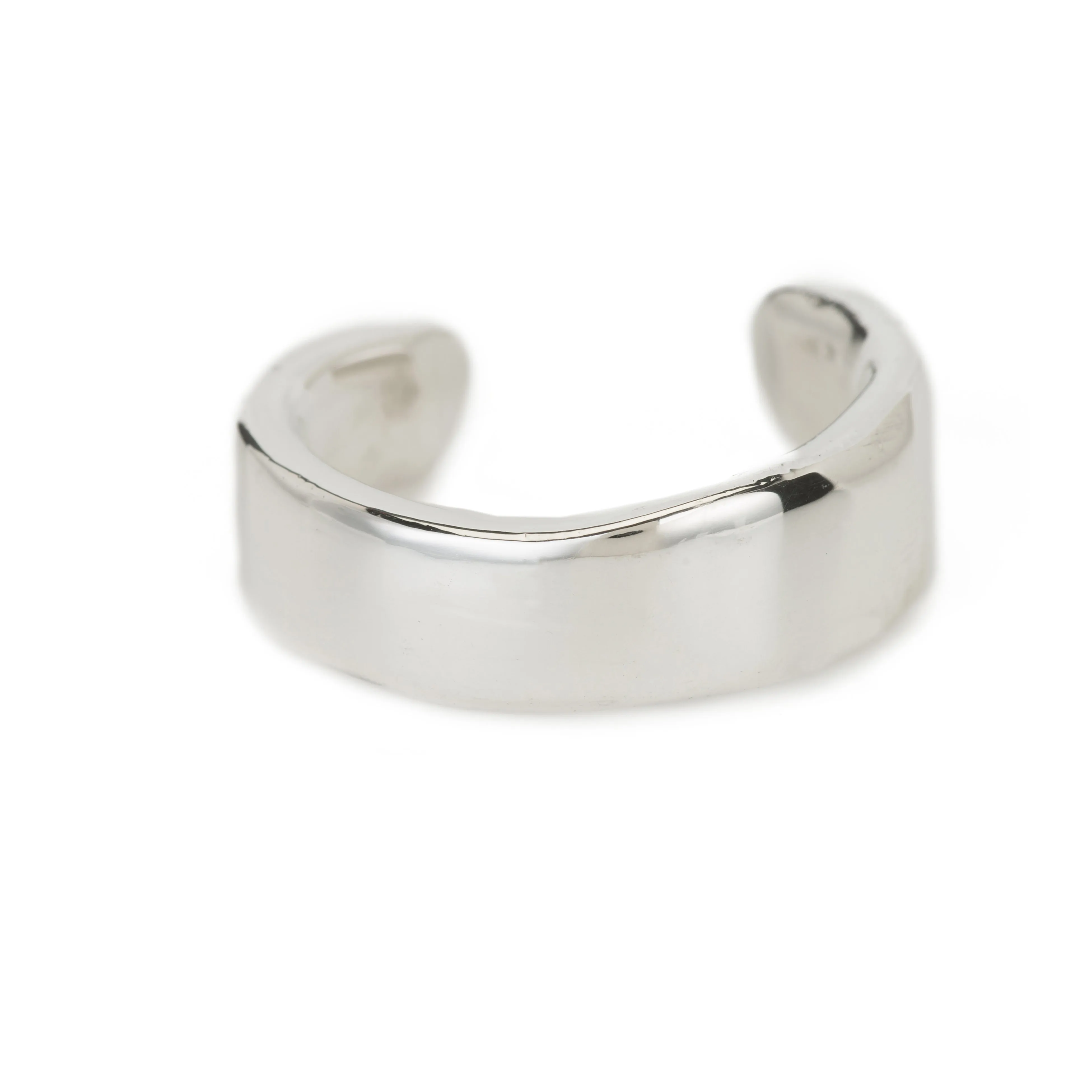 Raw Cuff Ring - Sterling Silver