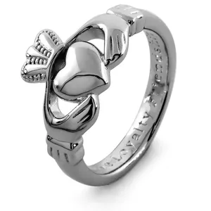 Retired MENS BEST QUALITY Silver Claddagh Ring SMS-SG92