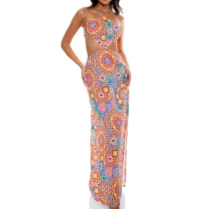 RETRO LULI - Cut Out Long Dress