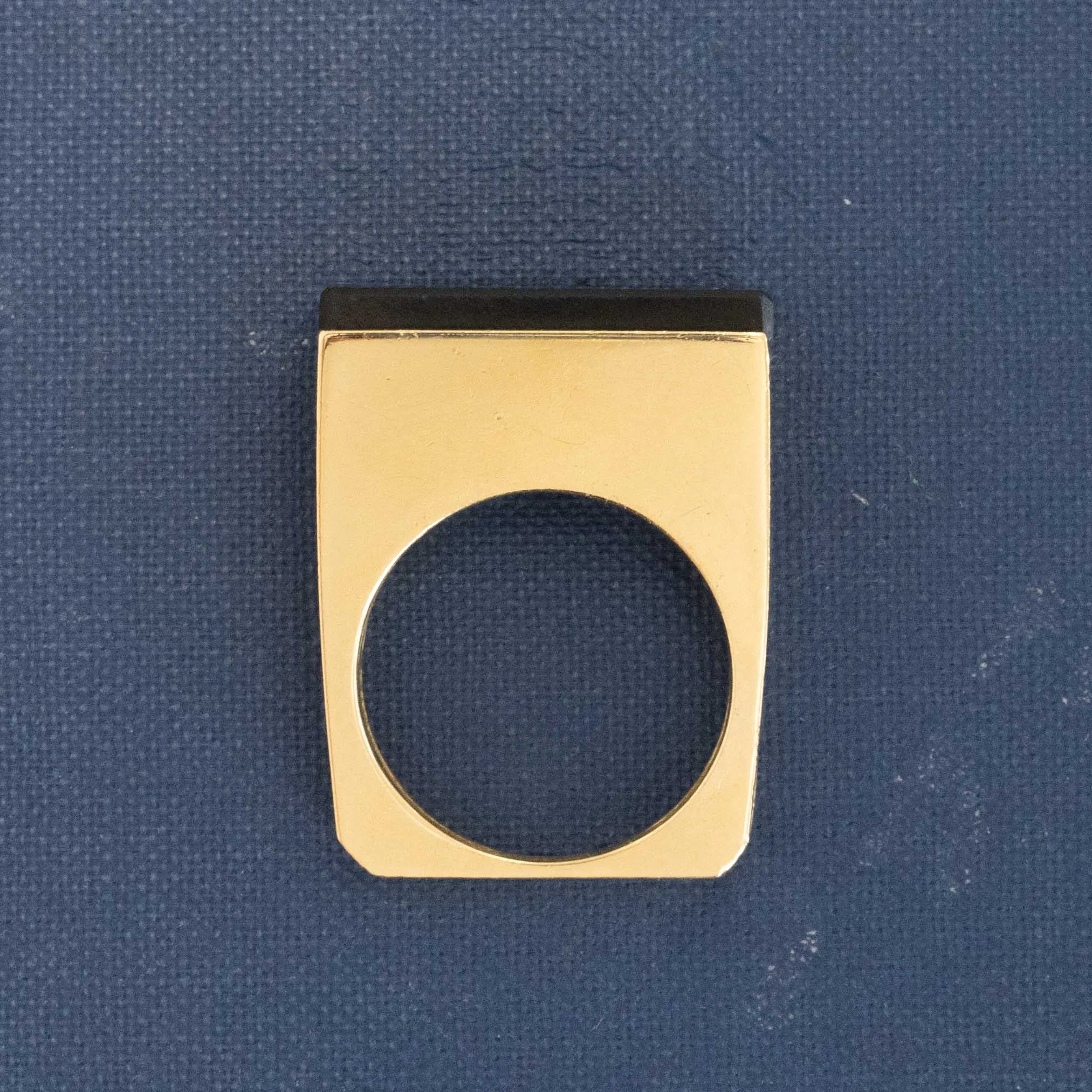 Retro Onyx Ring by Henry Dunay