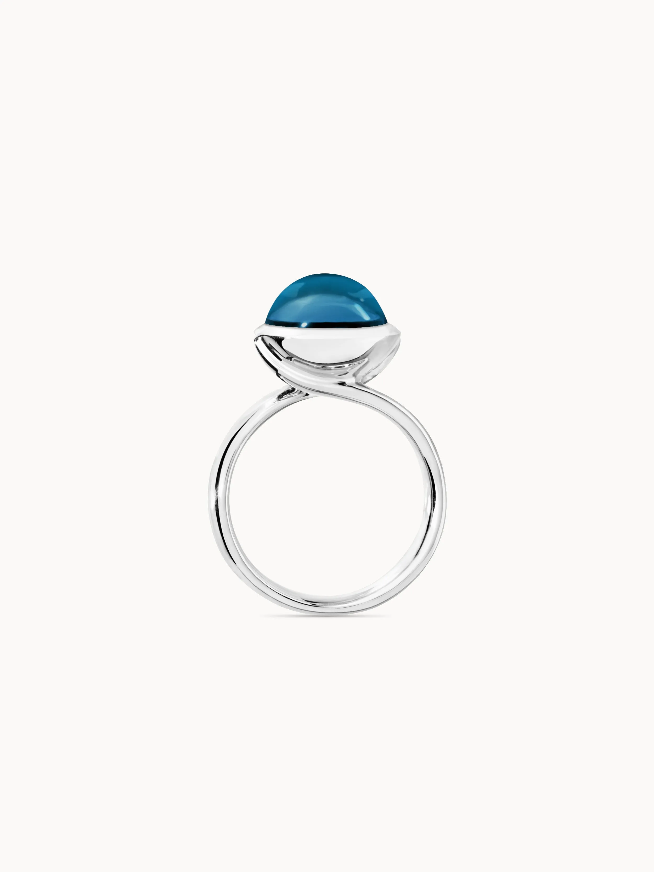 Ring BOUTON large London Topaz London Topaz