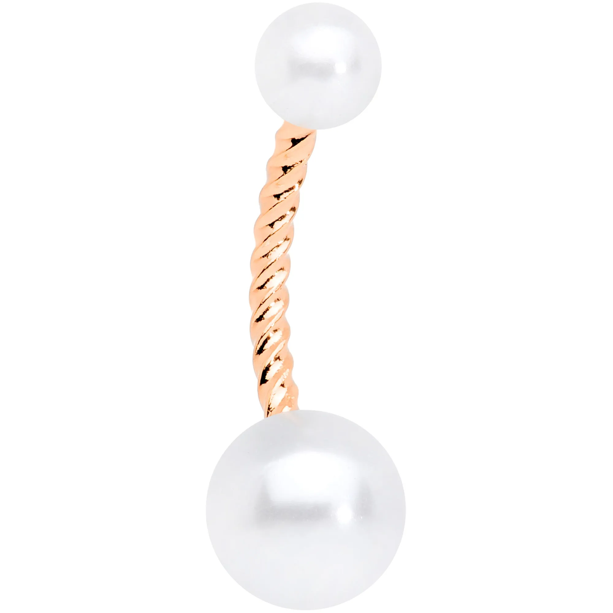 Rose Gold Tone Winter Penguin Christmas Belly Ring Set of 3
