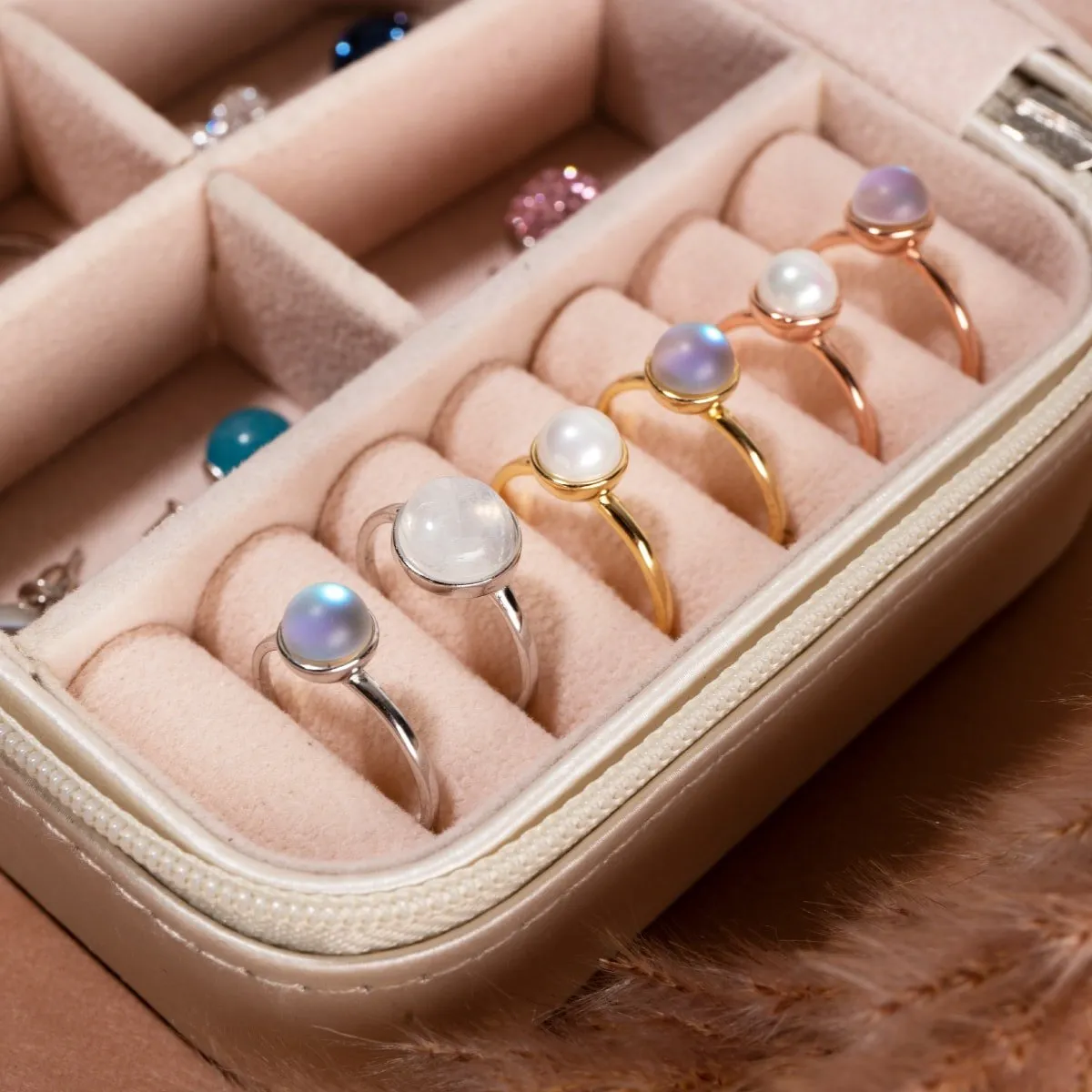 Rose Gold Vermeil | Natural Pearl Ring