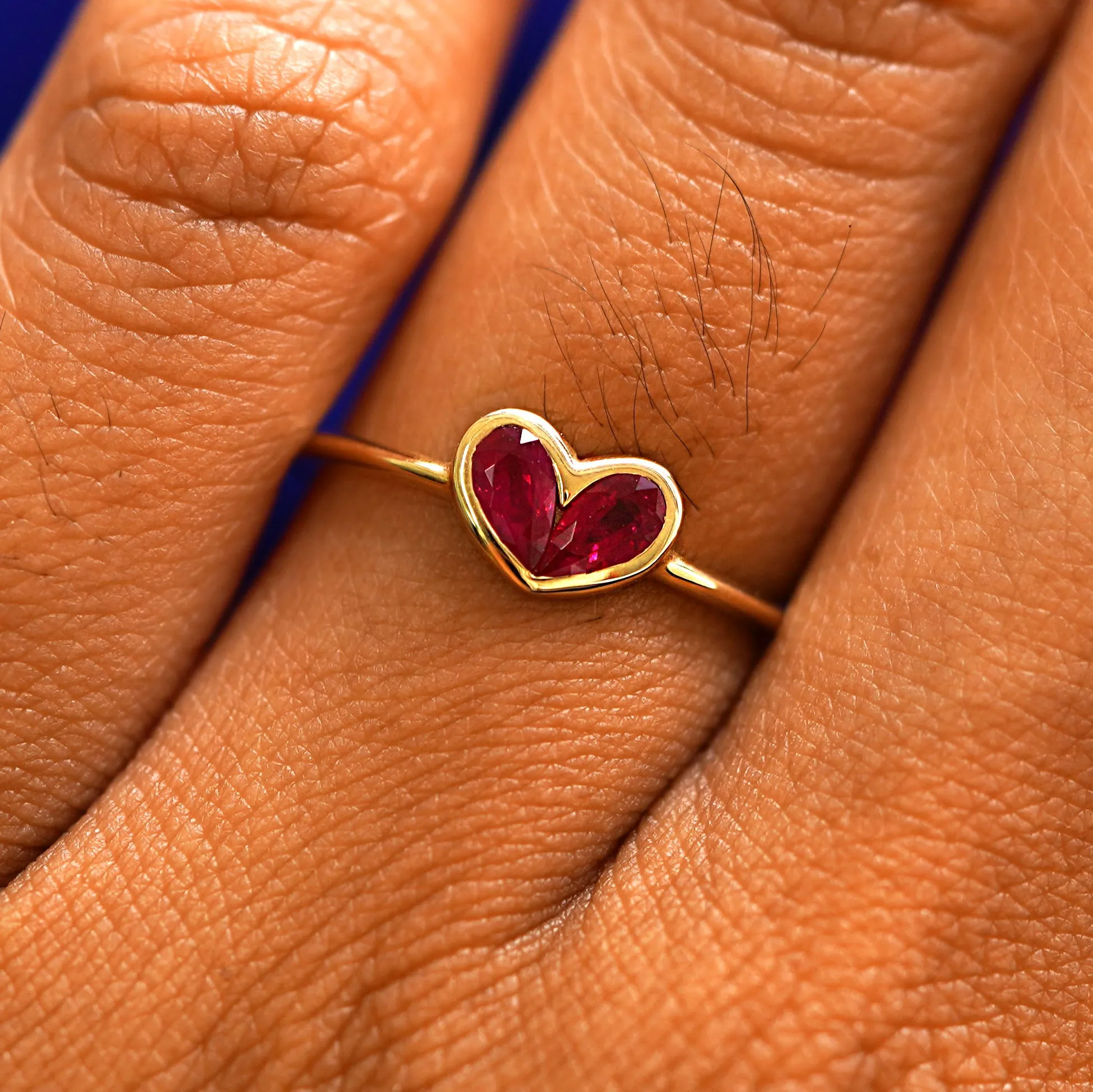 Ruby Heart Ring