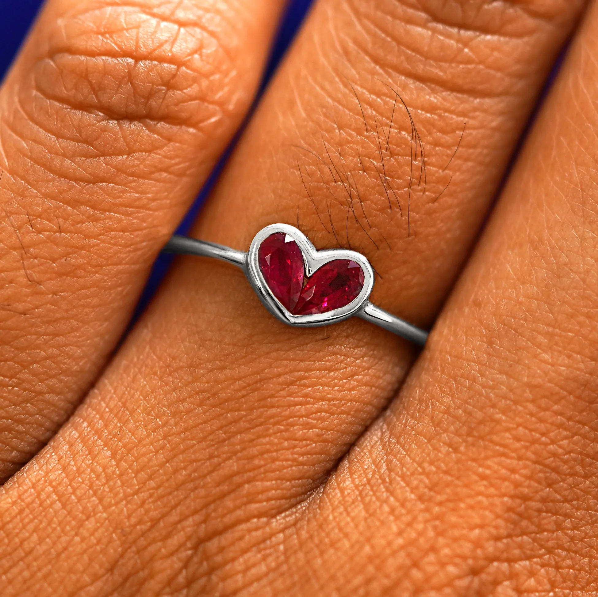 Ruby Heart Ring