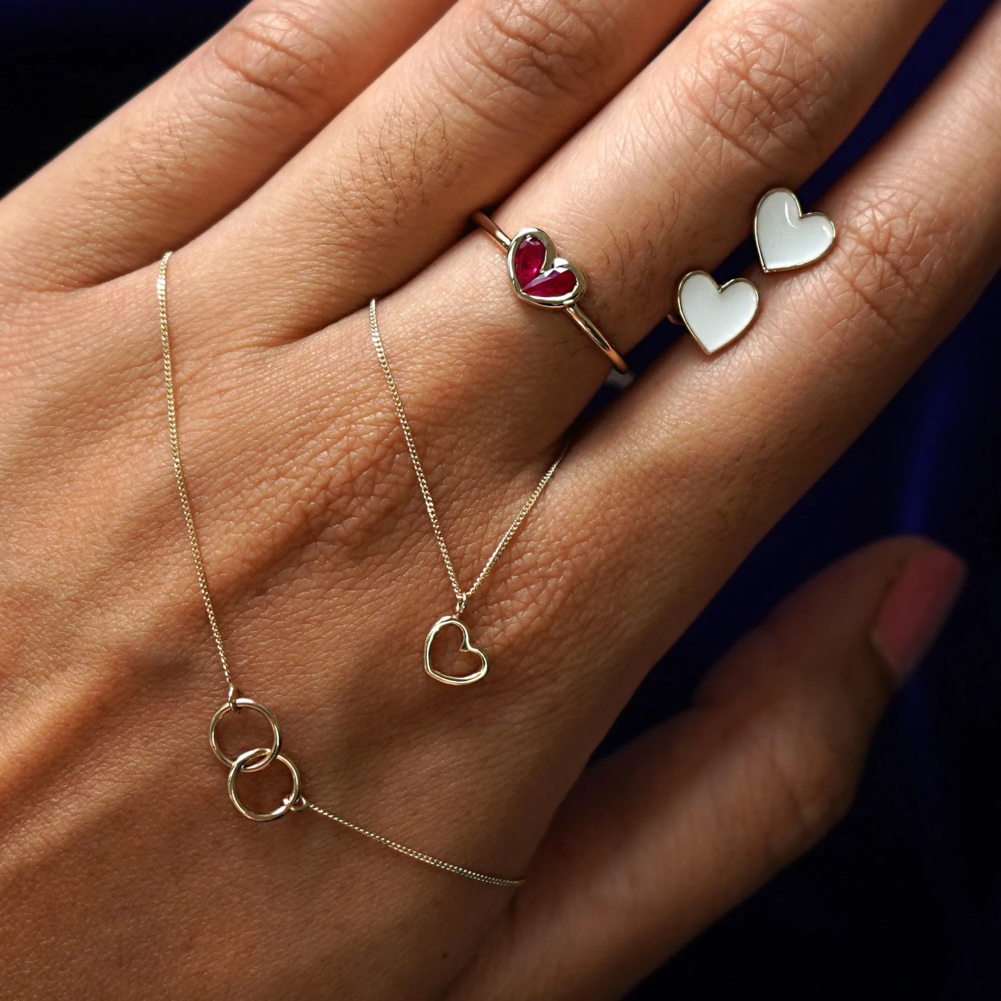 Ruby Heart Ring