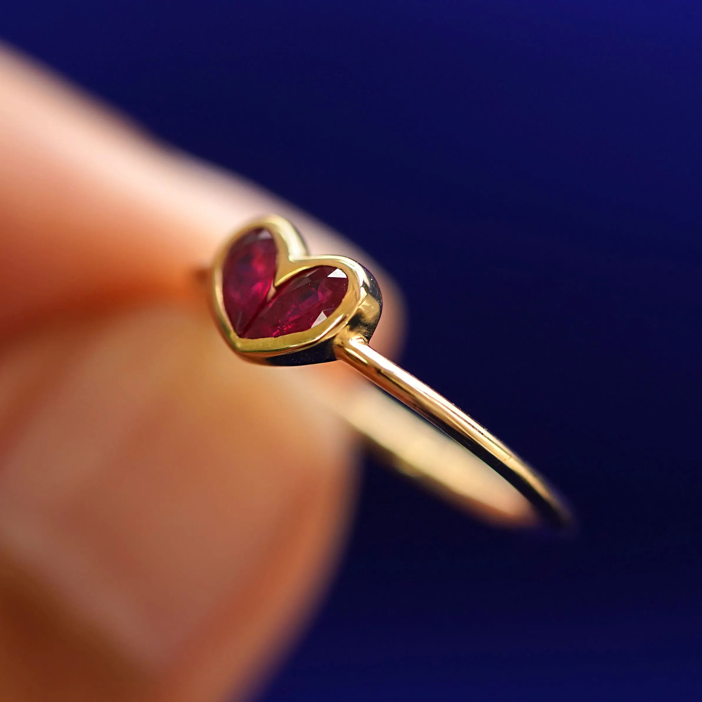Ruby Heart Ring