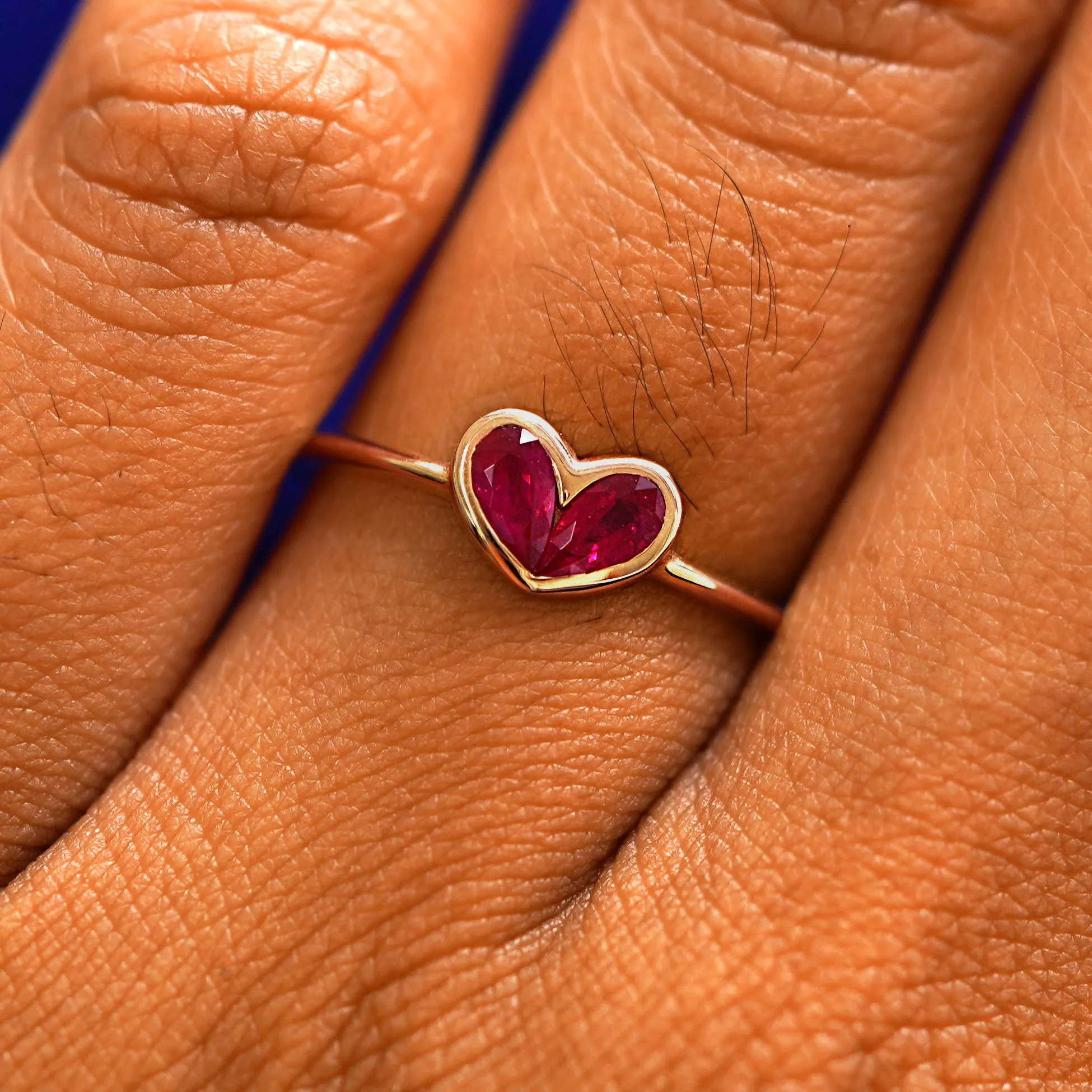 Ruby Heart Ring