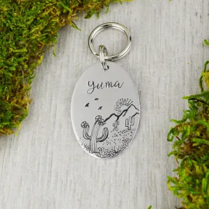 Saguaro Blooms Pet ID Tag