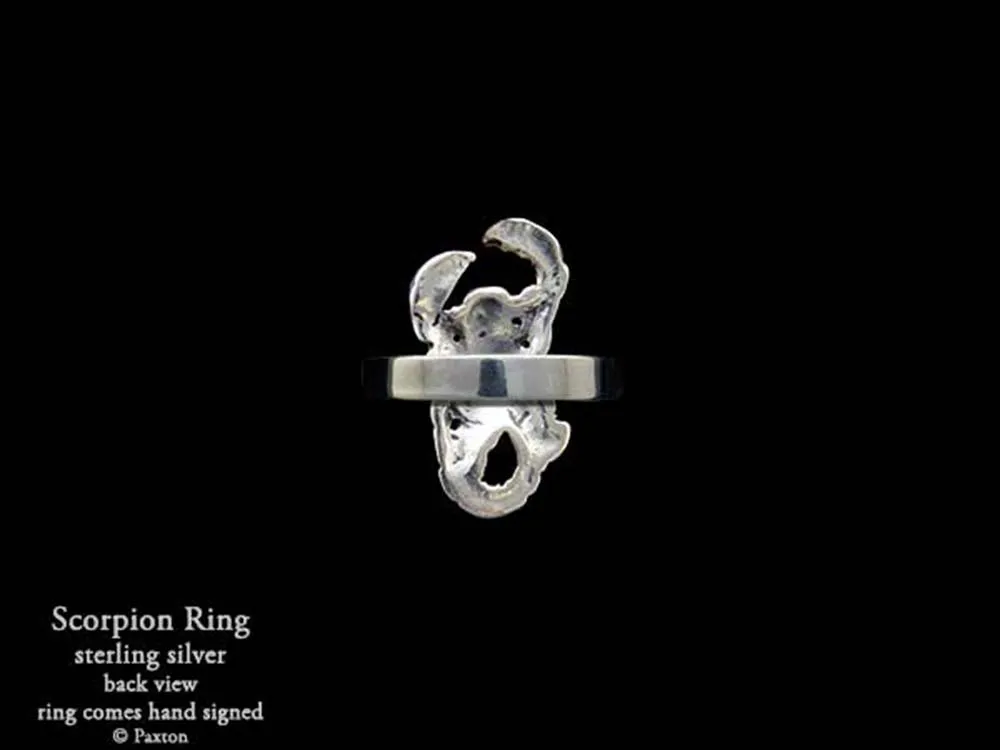 Scorpion Ring Sterling Silver