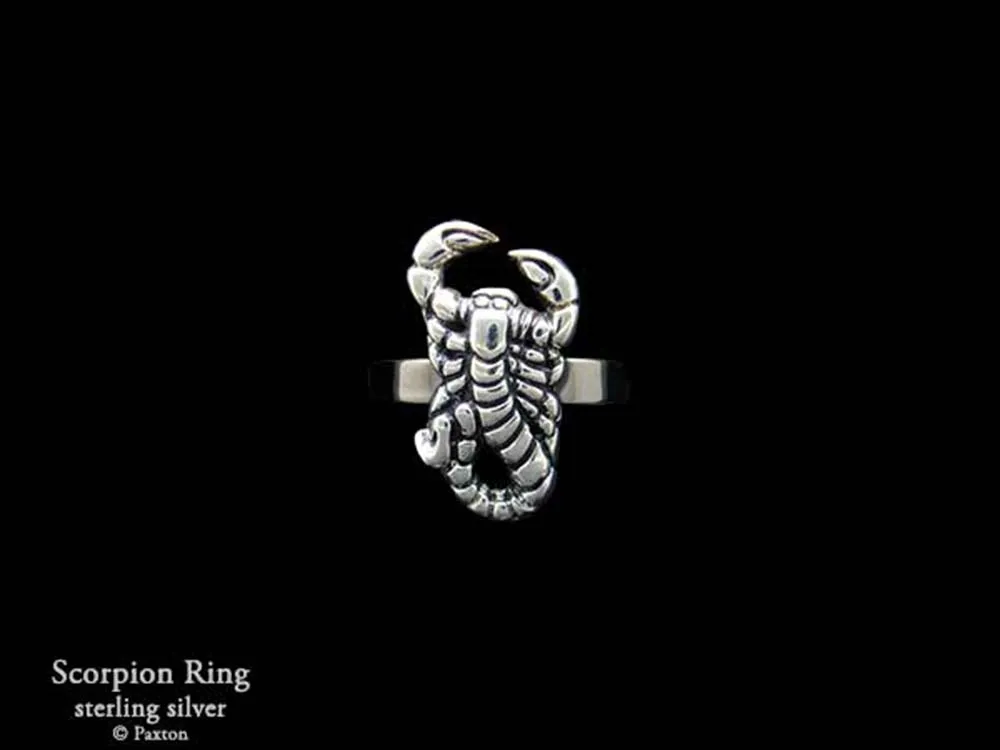 Scorpion Ring Sterling Silver