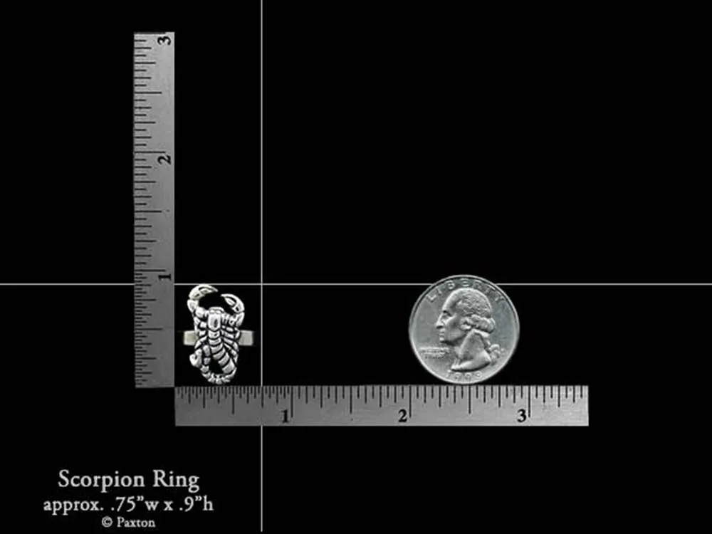 Scorpion Ring Sterling Silver