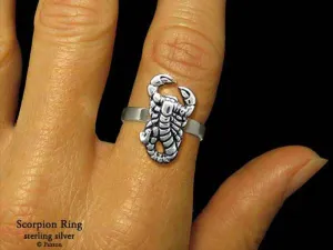 Scorpion Ring Sterling Silver