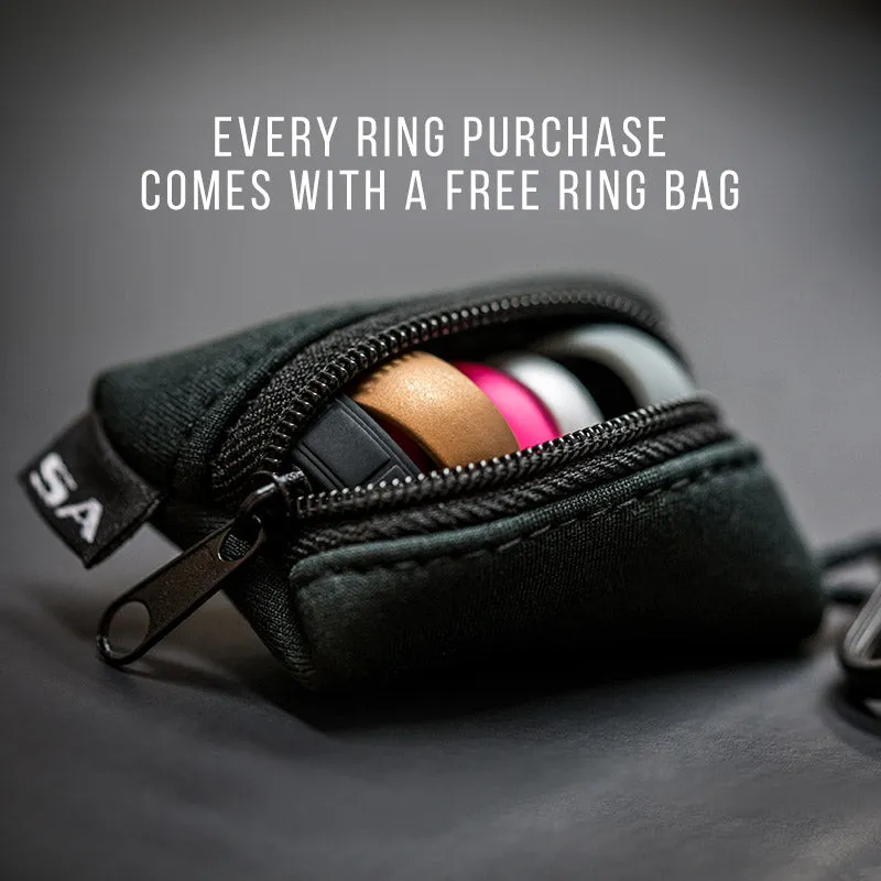Silicone Ring | 2 Tone | Black/Red