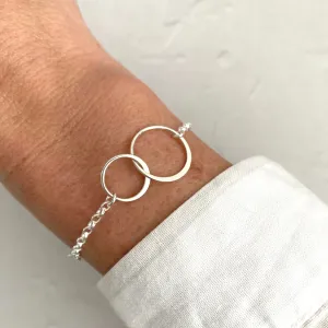 Silver Eternity Chain Bracelet
