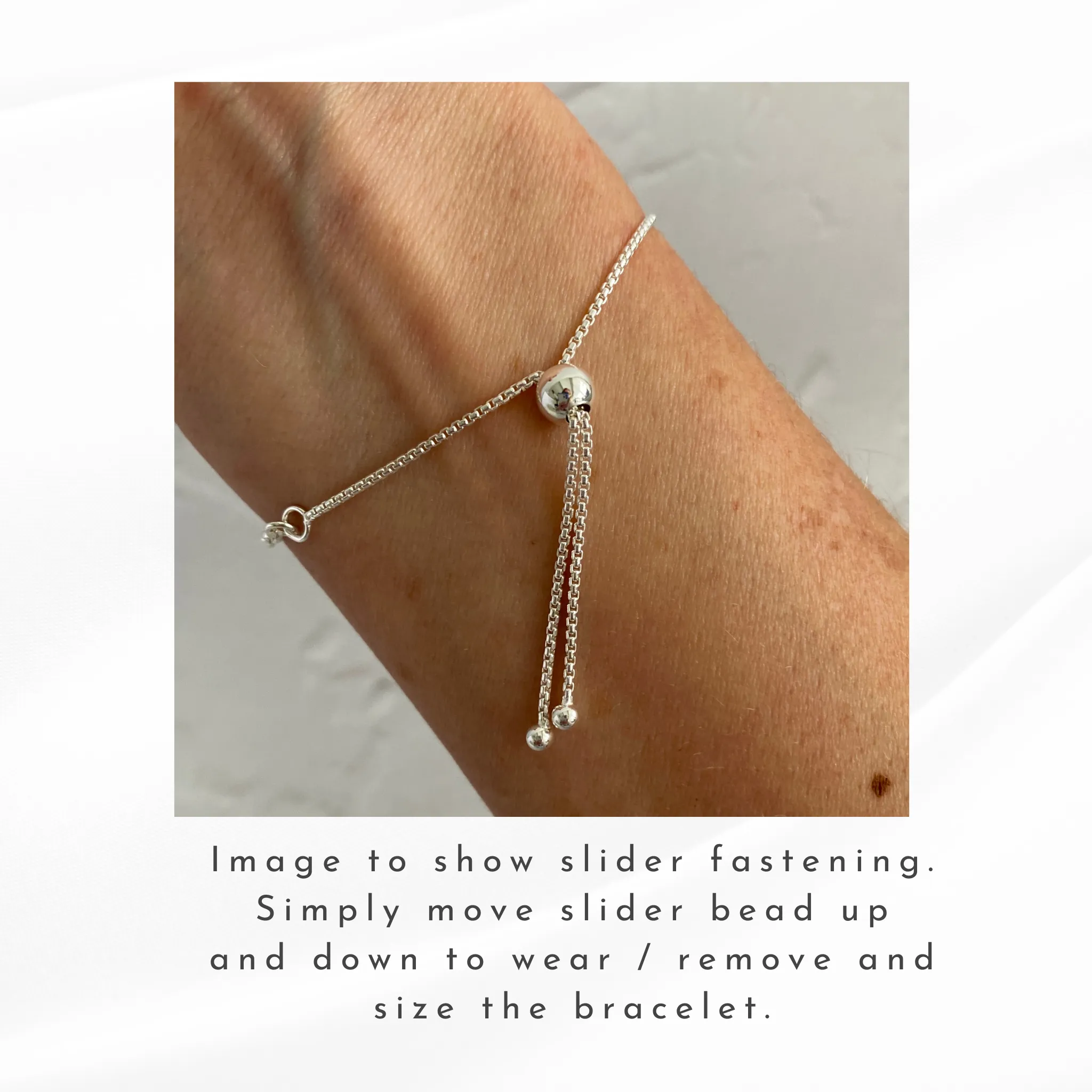 Silver Eternity Chain Bracelet
