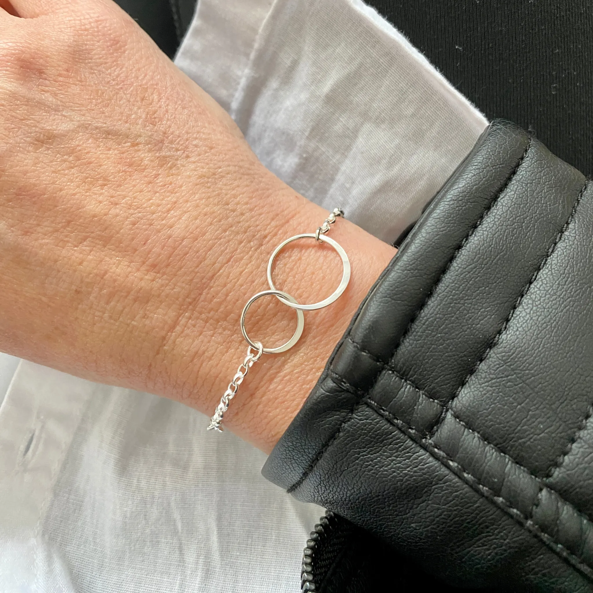 Silver Eternity Chain Bracelet