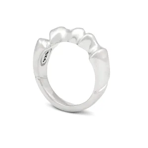 Silver Ring "Drops of ice"