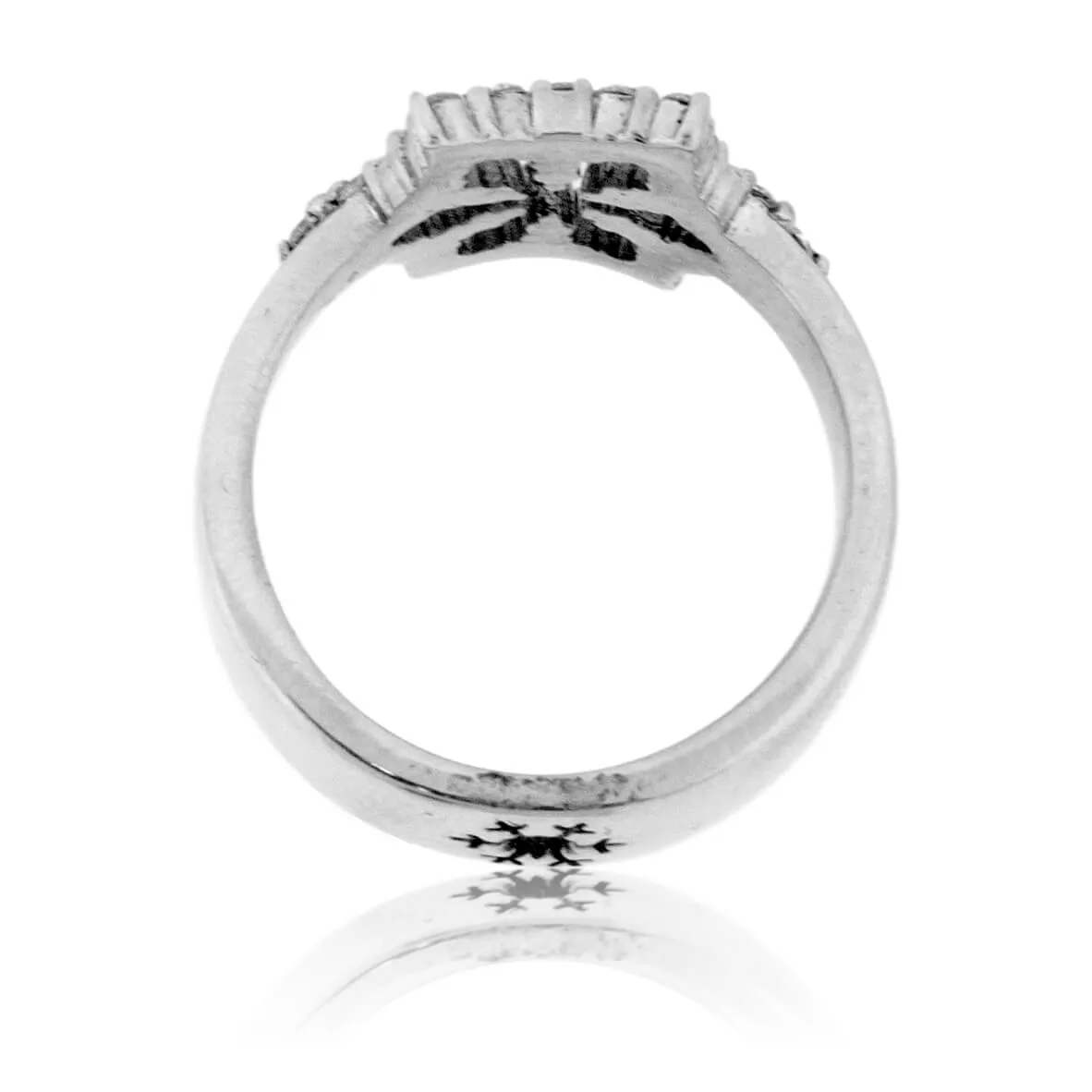 Simply Beautiful Diamond Snowflake Ring