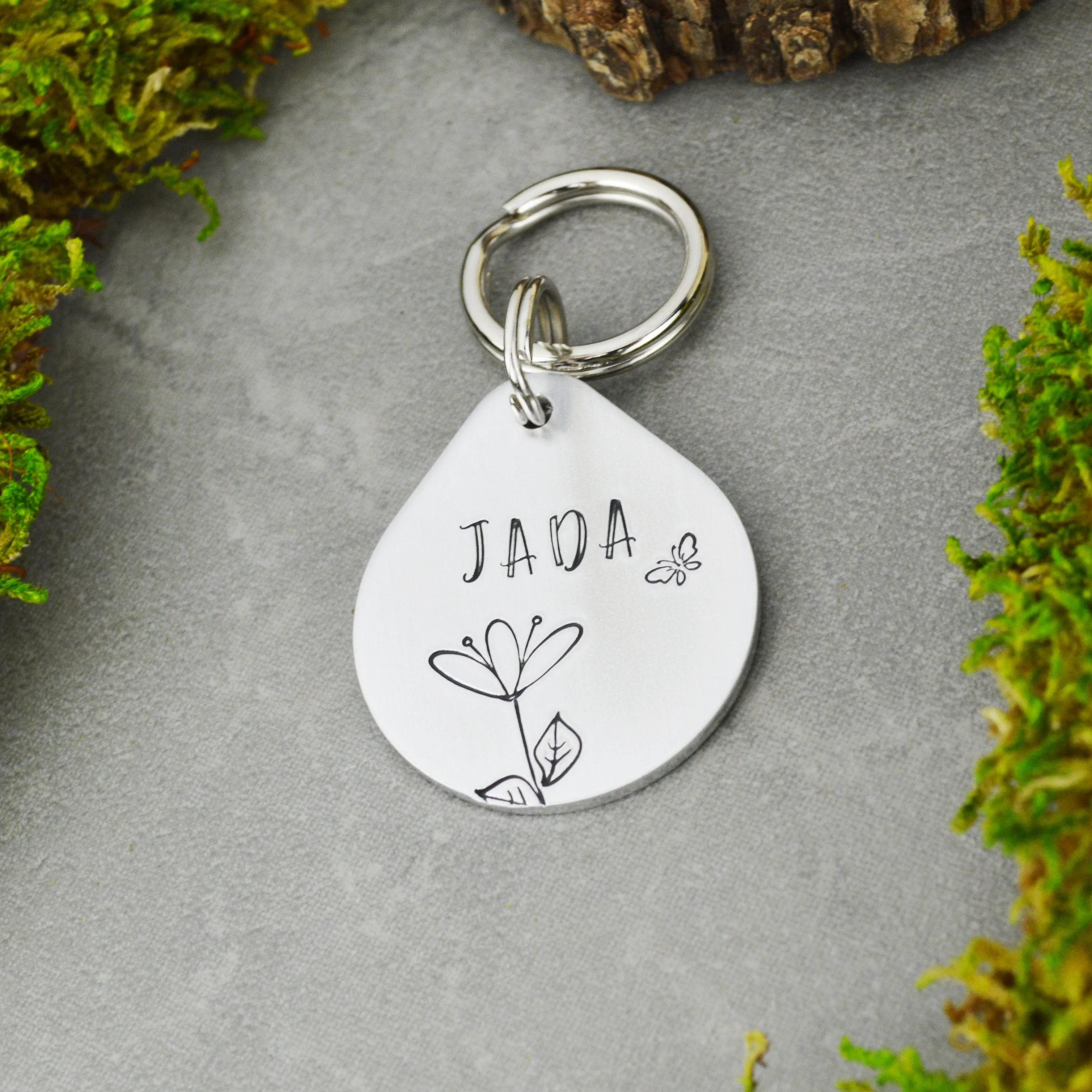 Single Bloom Pet ID Tag