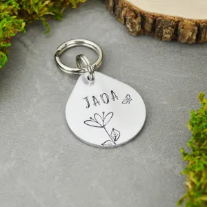 Single Bloom Pet ID Tag