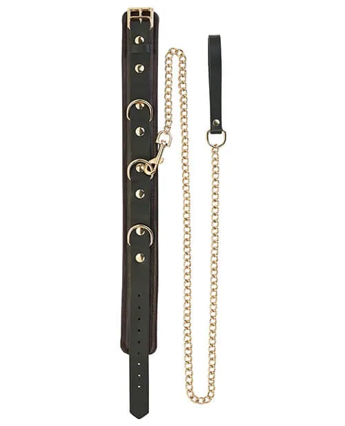 Spartacus Brown Collar and Leash