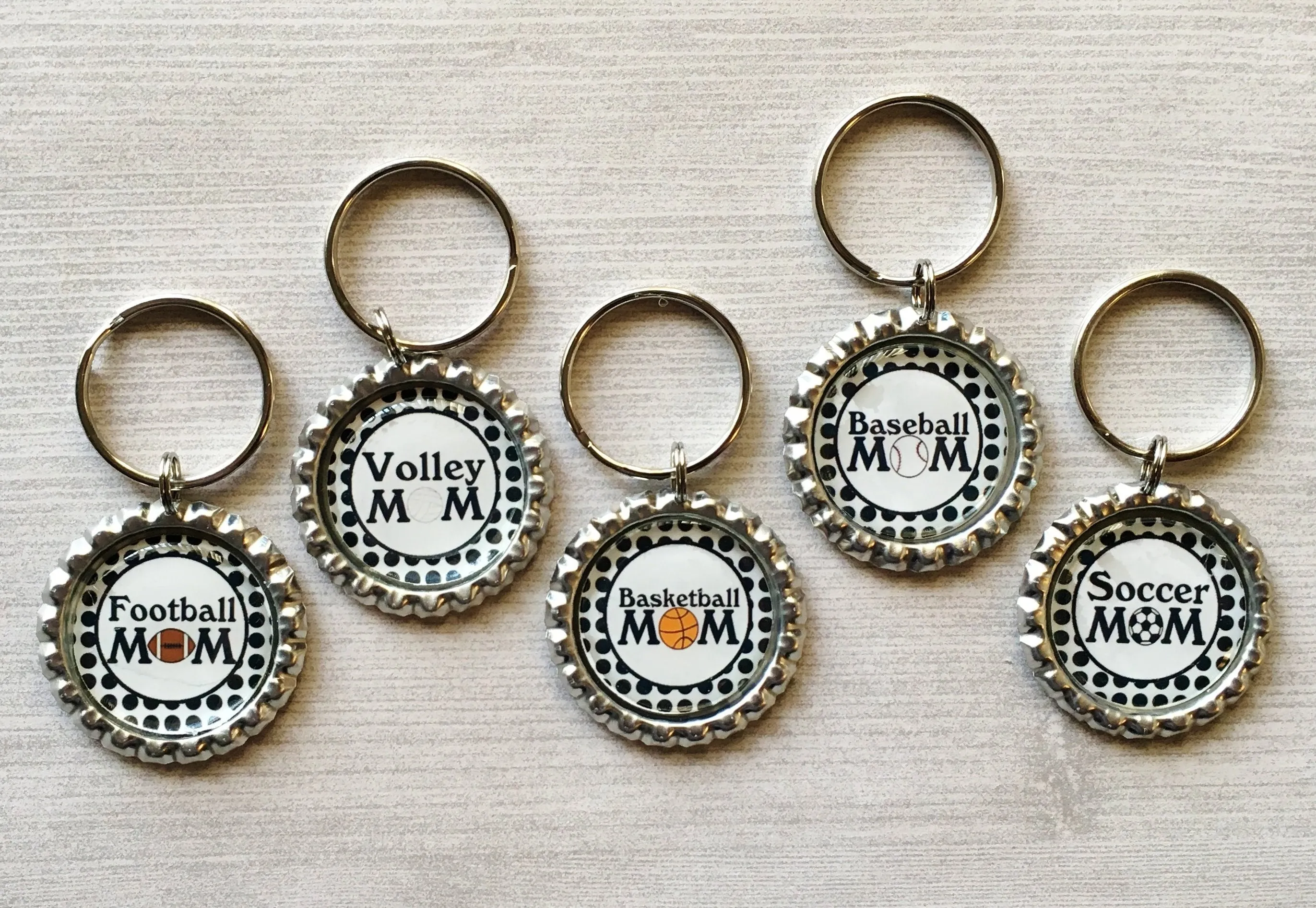 Sports Mom Keychains