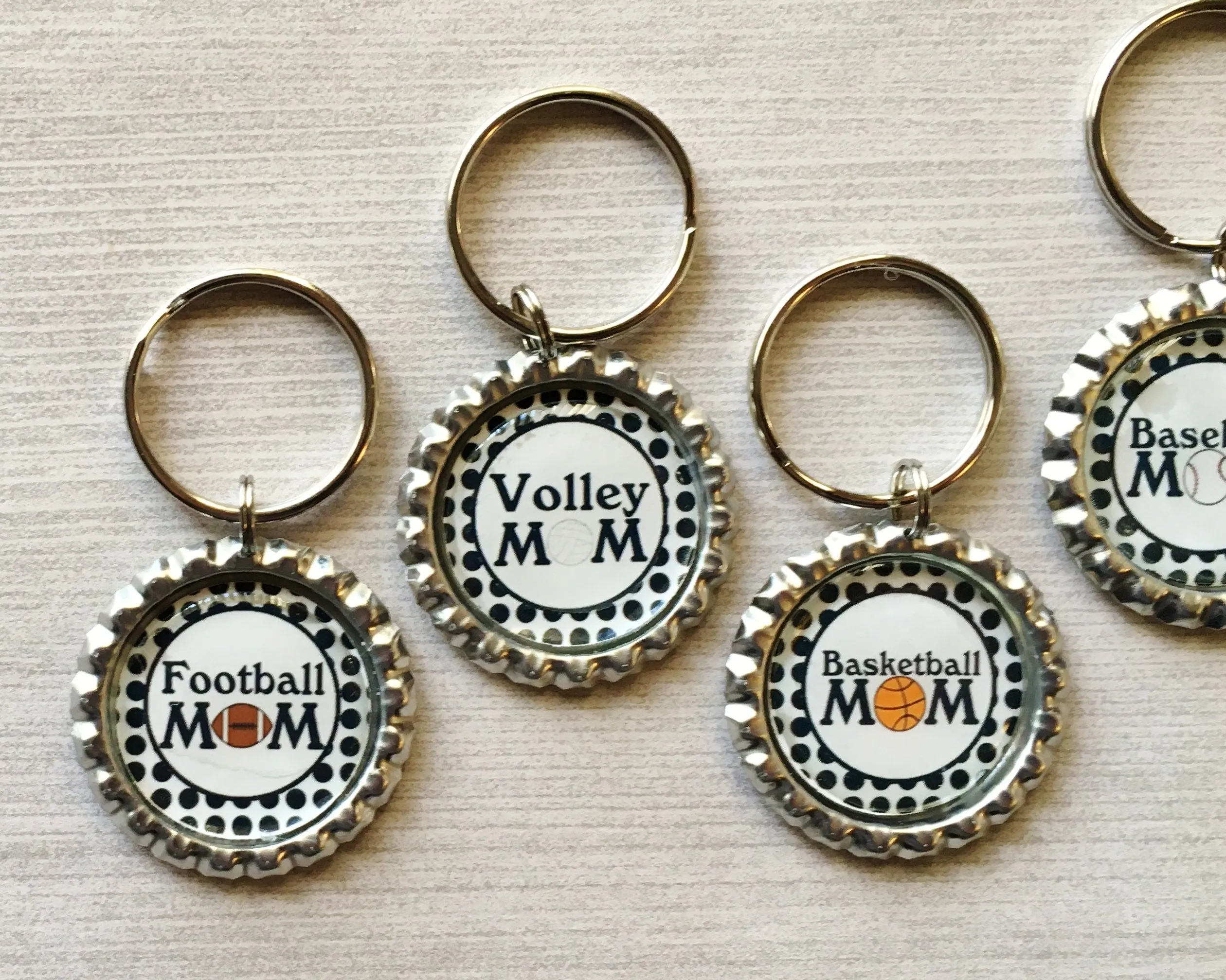 Sports Mom Keychains