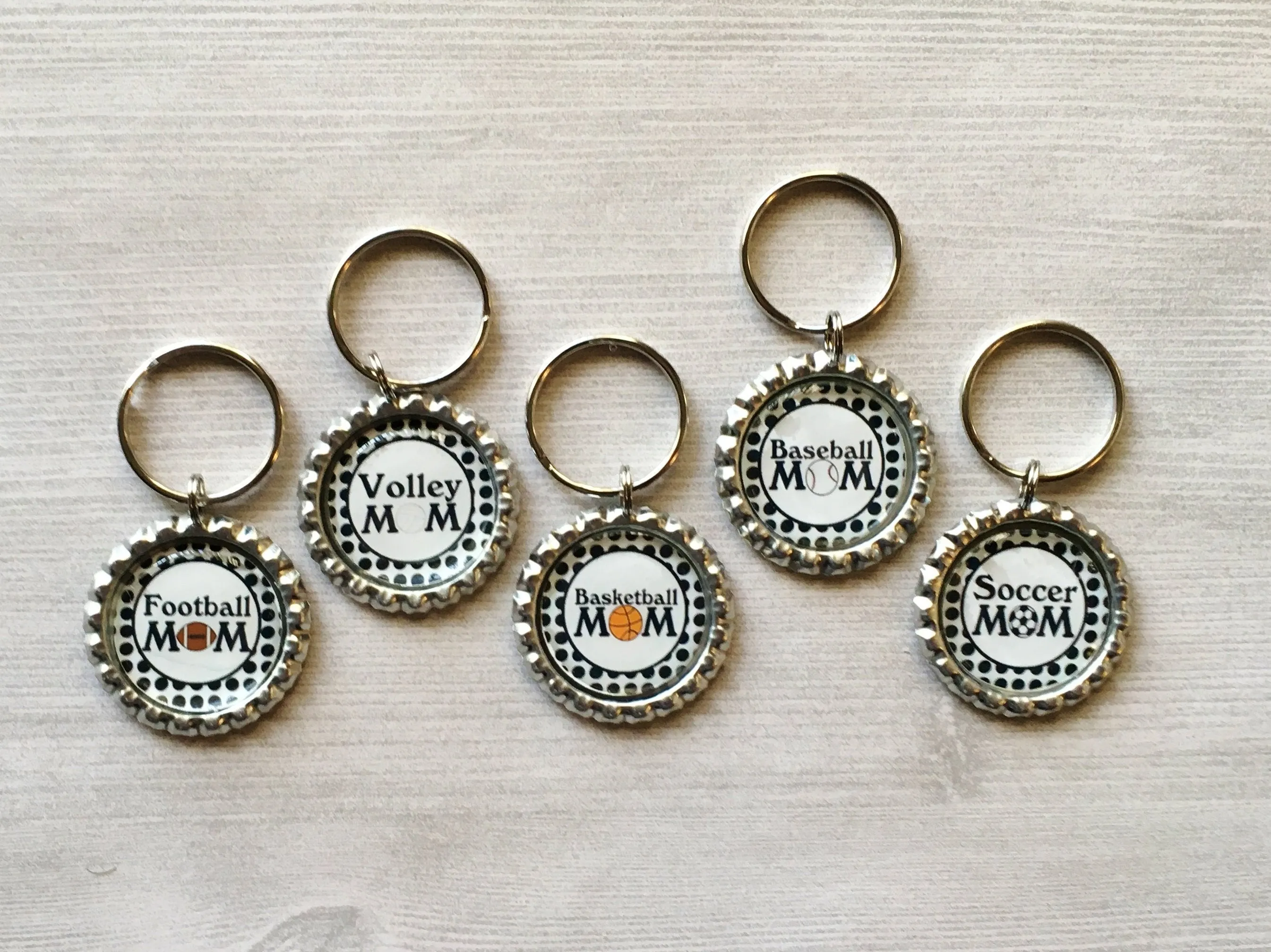 Sports Mom Keychains