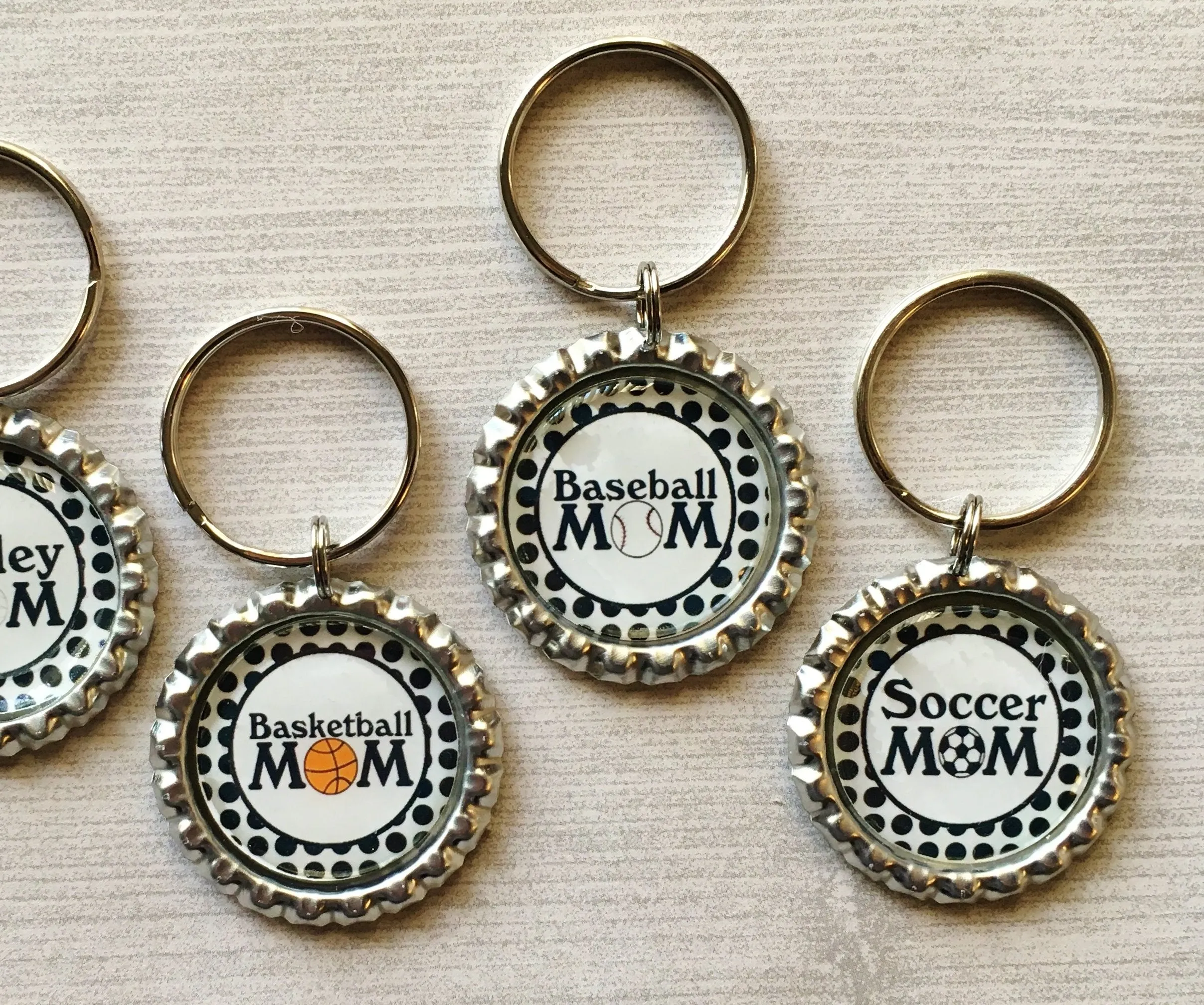 Sports Mom Keychains