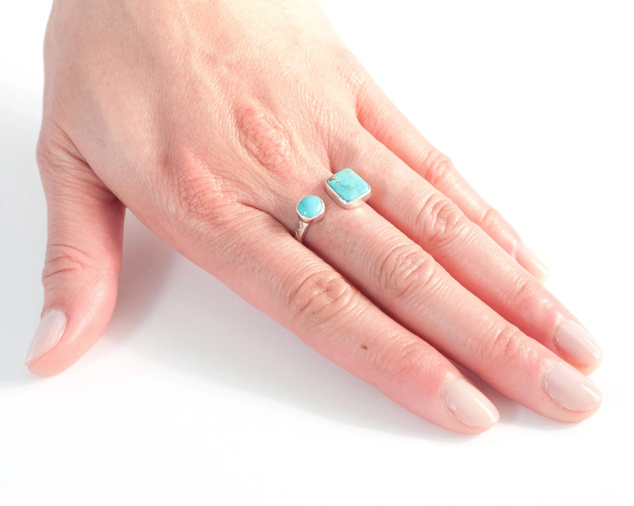 Square and Circle Ring