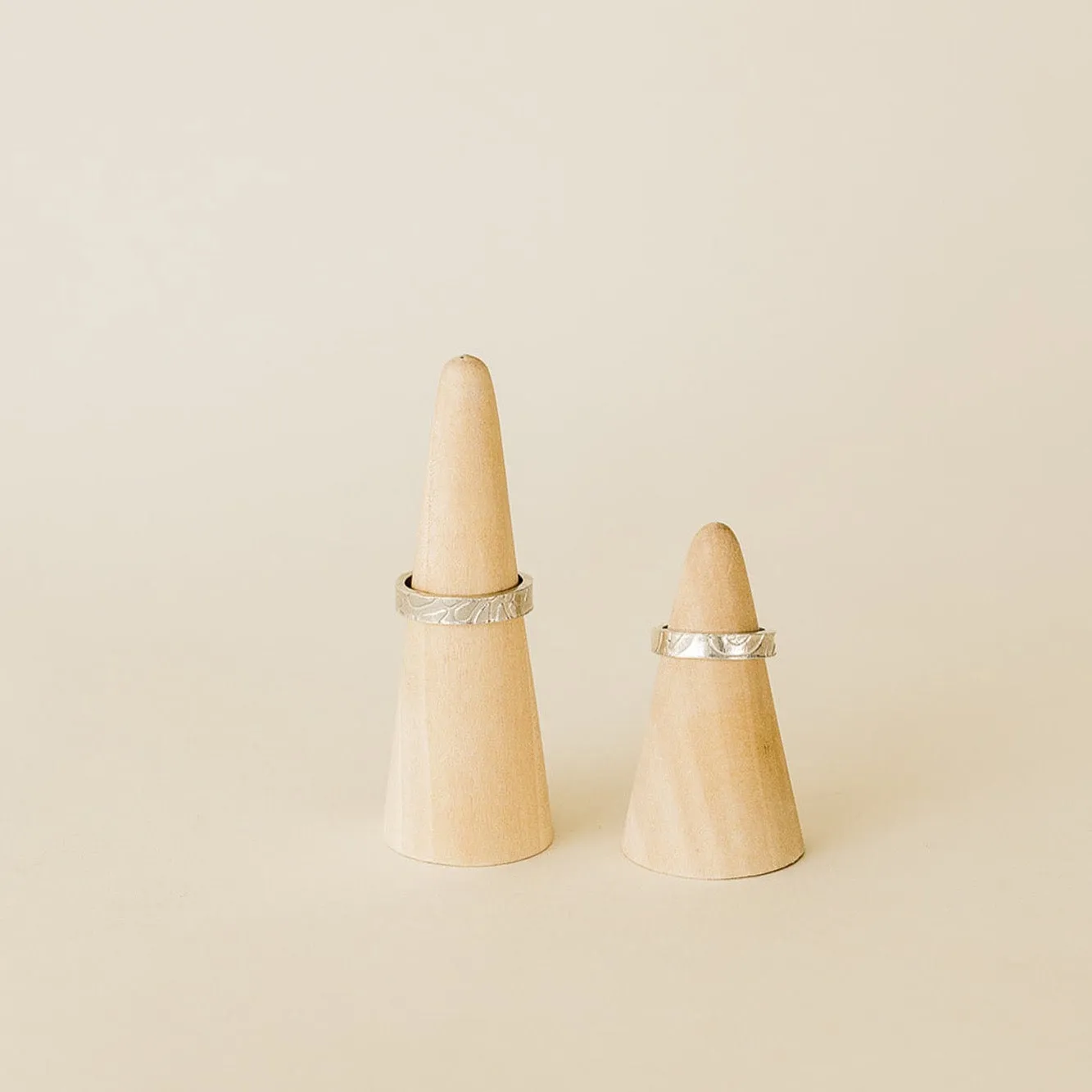 Squiggle Pattern Sterling Silver Ring