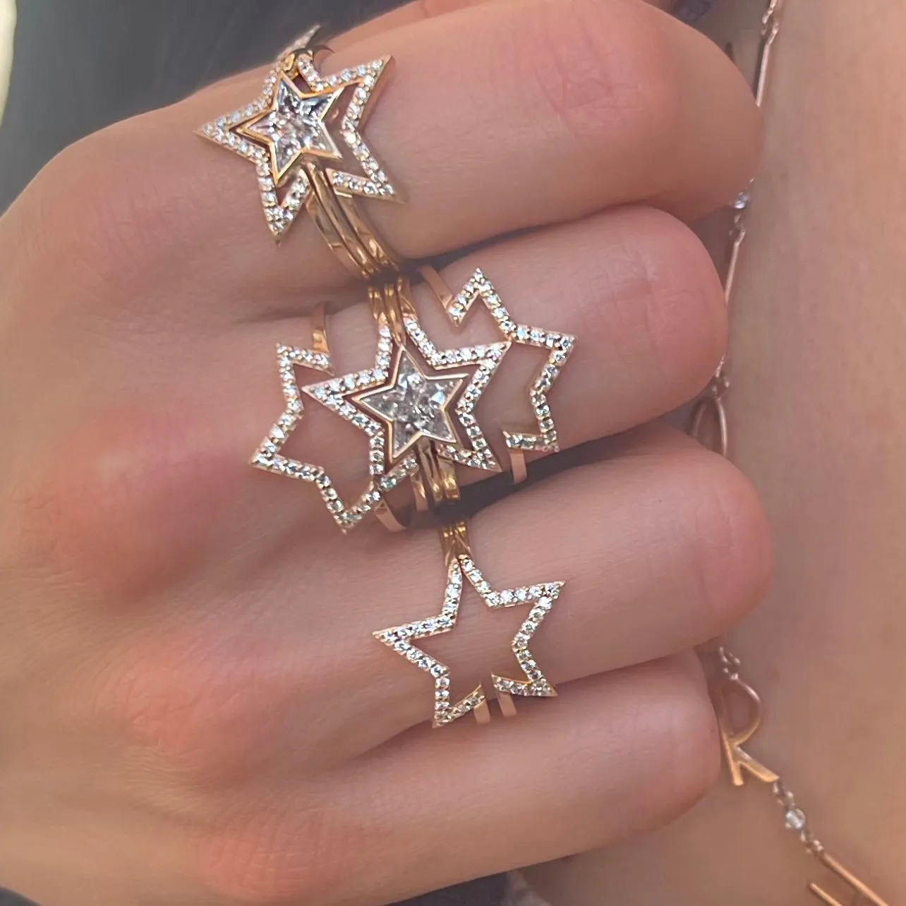 Star Friendship Rings Five