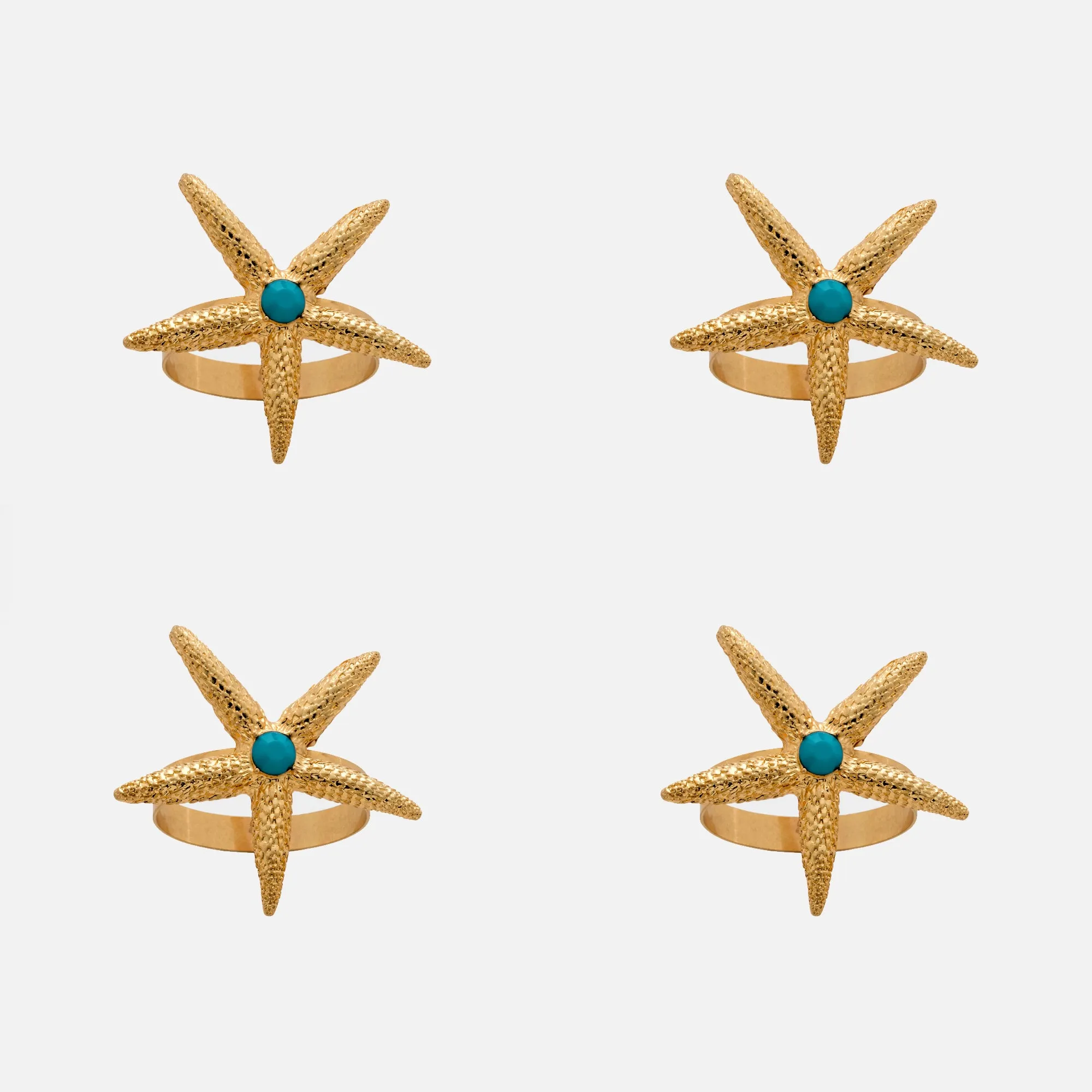 Starfish Skinny Napkin Ring (set of 4)