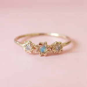 Starry Opal   Diamond Ring