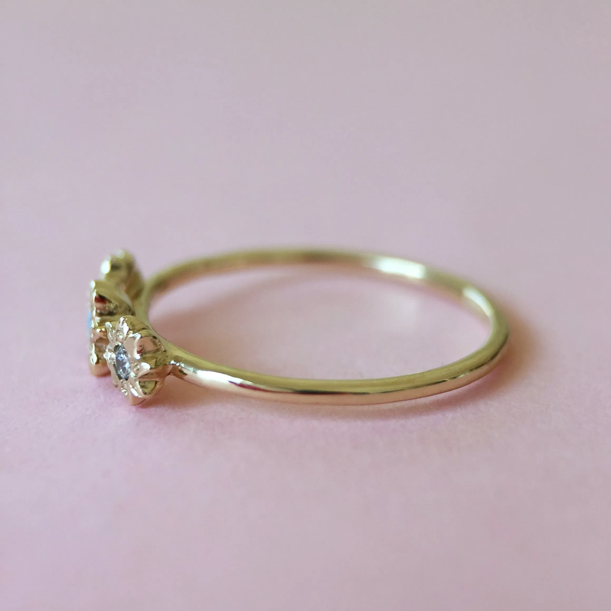 Starry Opal   Diamond Ring