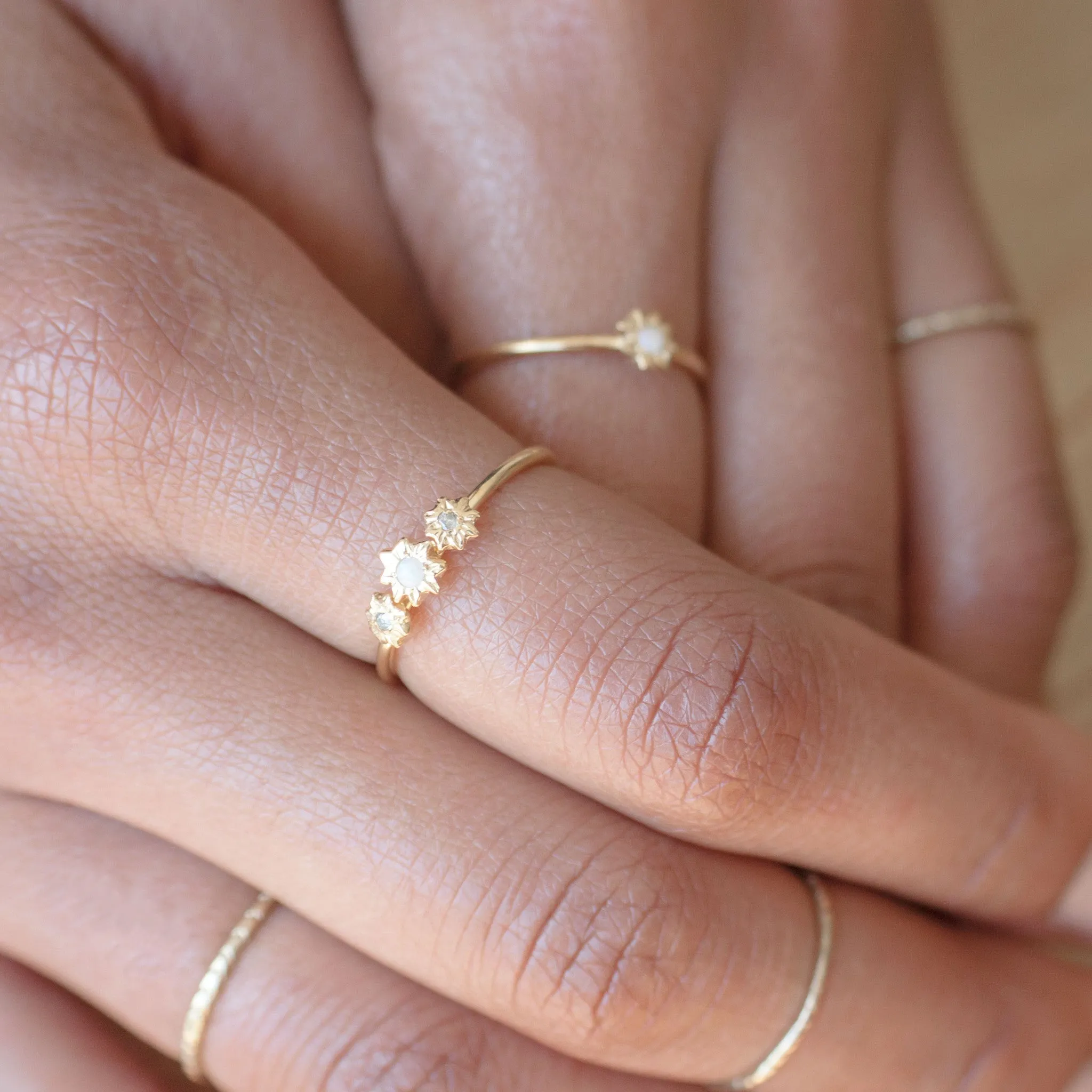 Starry Opal Ring