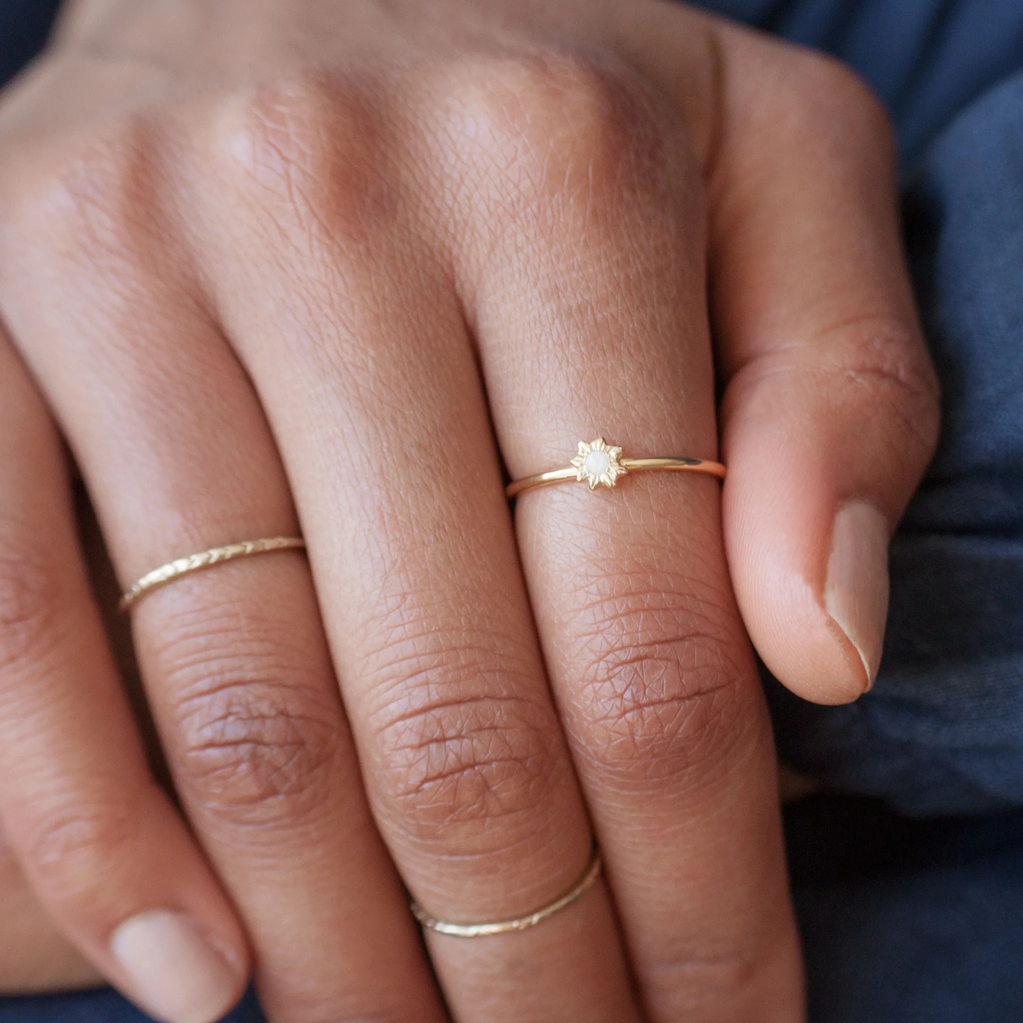 Starry Opal Ring
